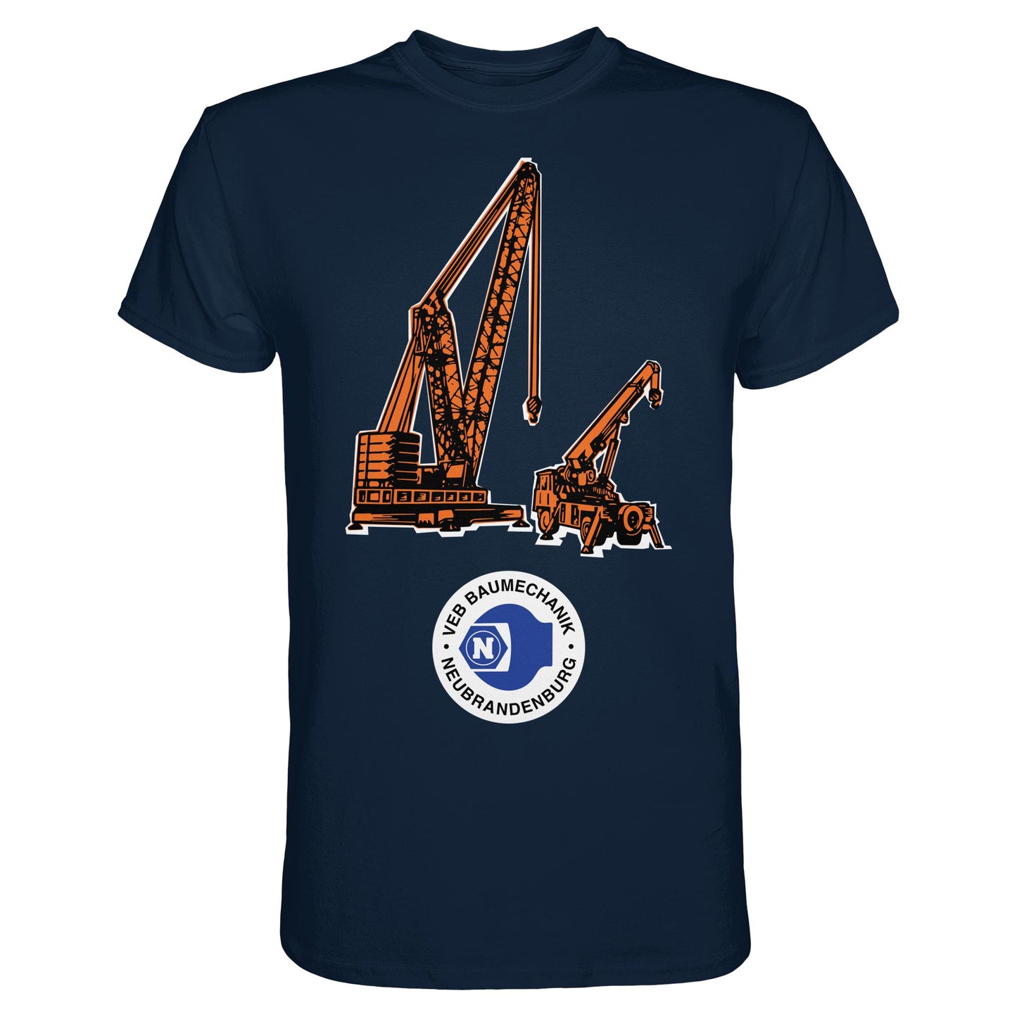 DDR Ostalgie Shirt Unisex • VEB BAUMECHANIK NEUBRANDENBURG