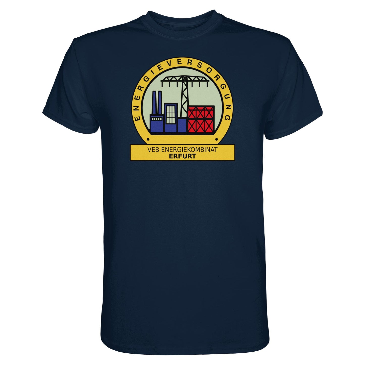 DDR Ostalgie Shirt Unisex • VEB ENERGIEKOMBINAT ERFURT