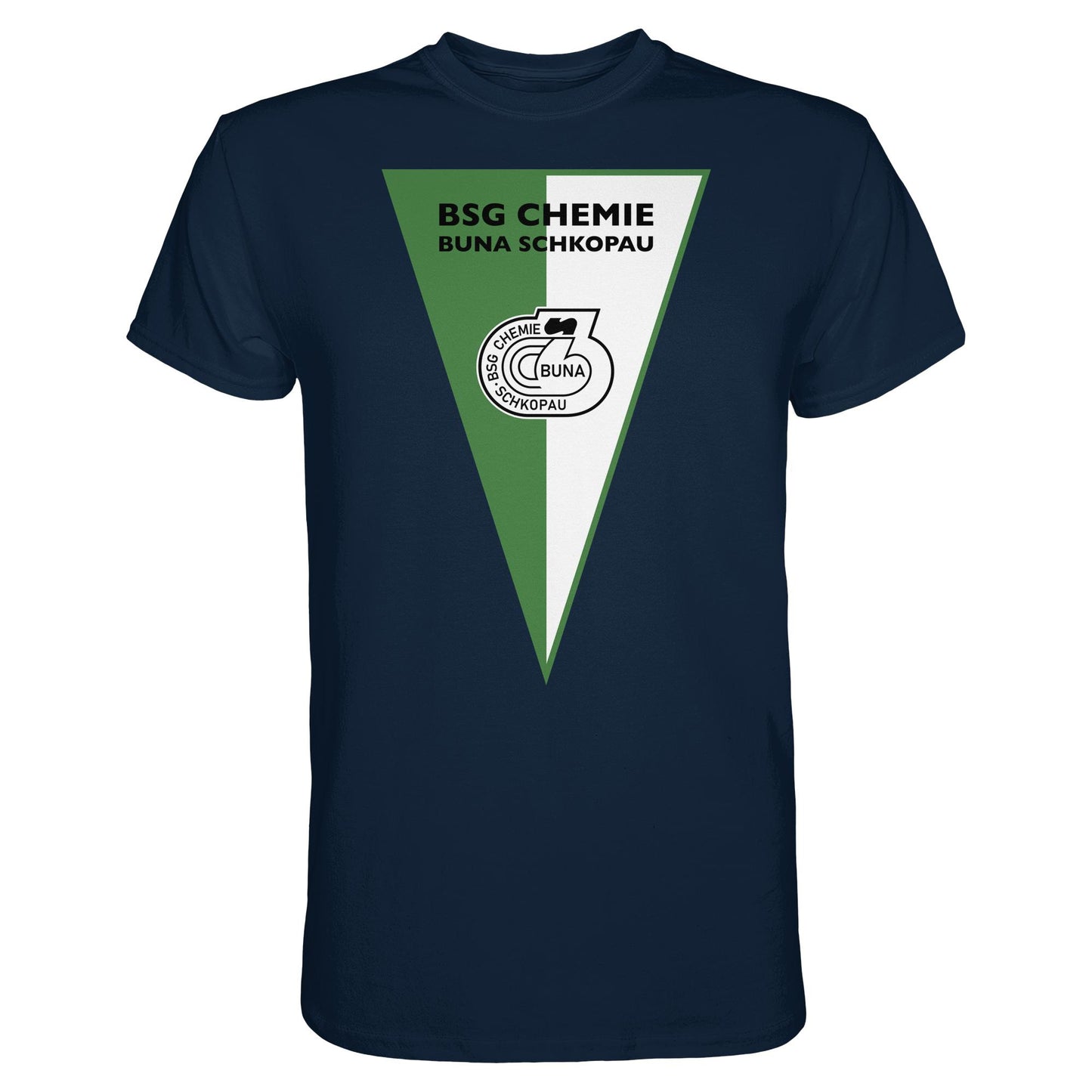 DDR Ostalgie Shirt Unisex • BSG CHEMIE BUNA SCHKOPAU (ORIGINALWIMPEL)