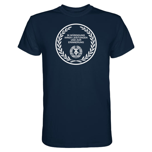 DDR Ostalgie Shirt Unisex • EHRENMÜNZE - IN WÜRDIGUNG IHRER LEISTUNGEN