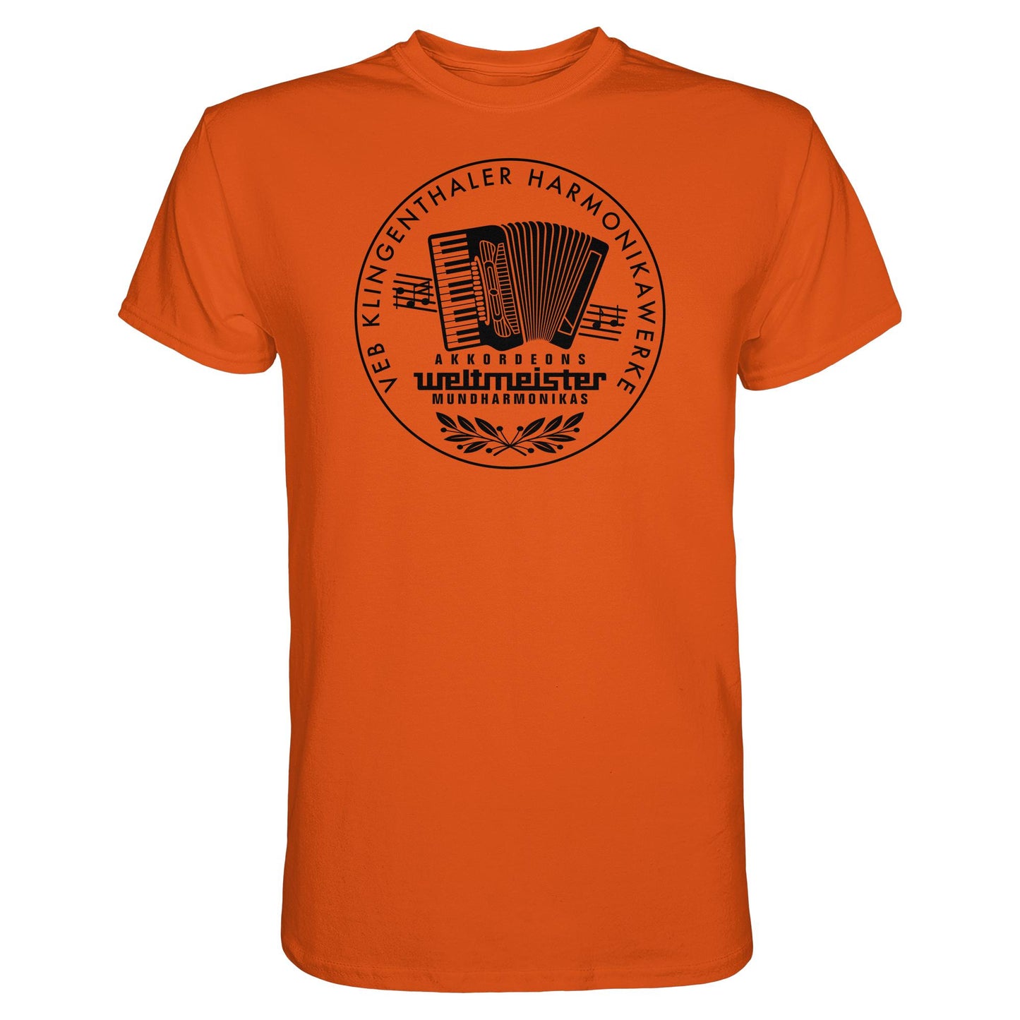DDR Ostalgie Shirt Unisex • WELTMEISTER VEB KLINGENTHALER HARMONIKAWERKE