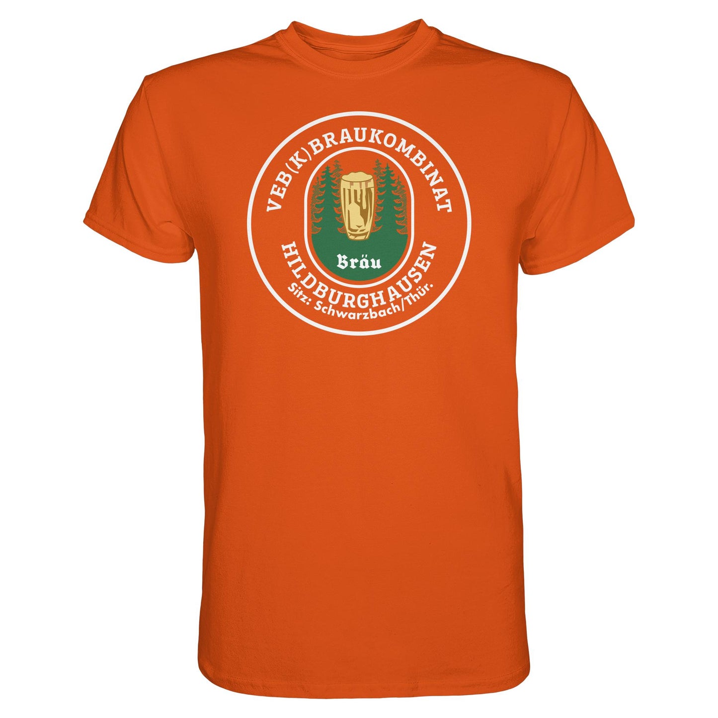 DDR Ostalgie Shirt Unisex • VEB BRAUKOMBINAT HILDBURGHAUSEN BIER