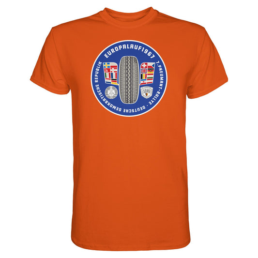 DDR Ostalgie Shirt Unisex • PNEUMANT RALLYE, EUROPALAUF 1967