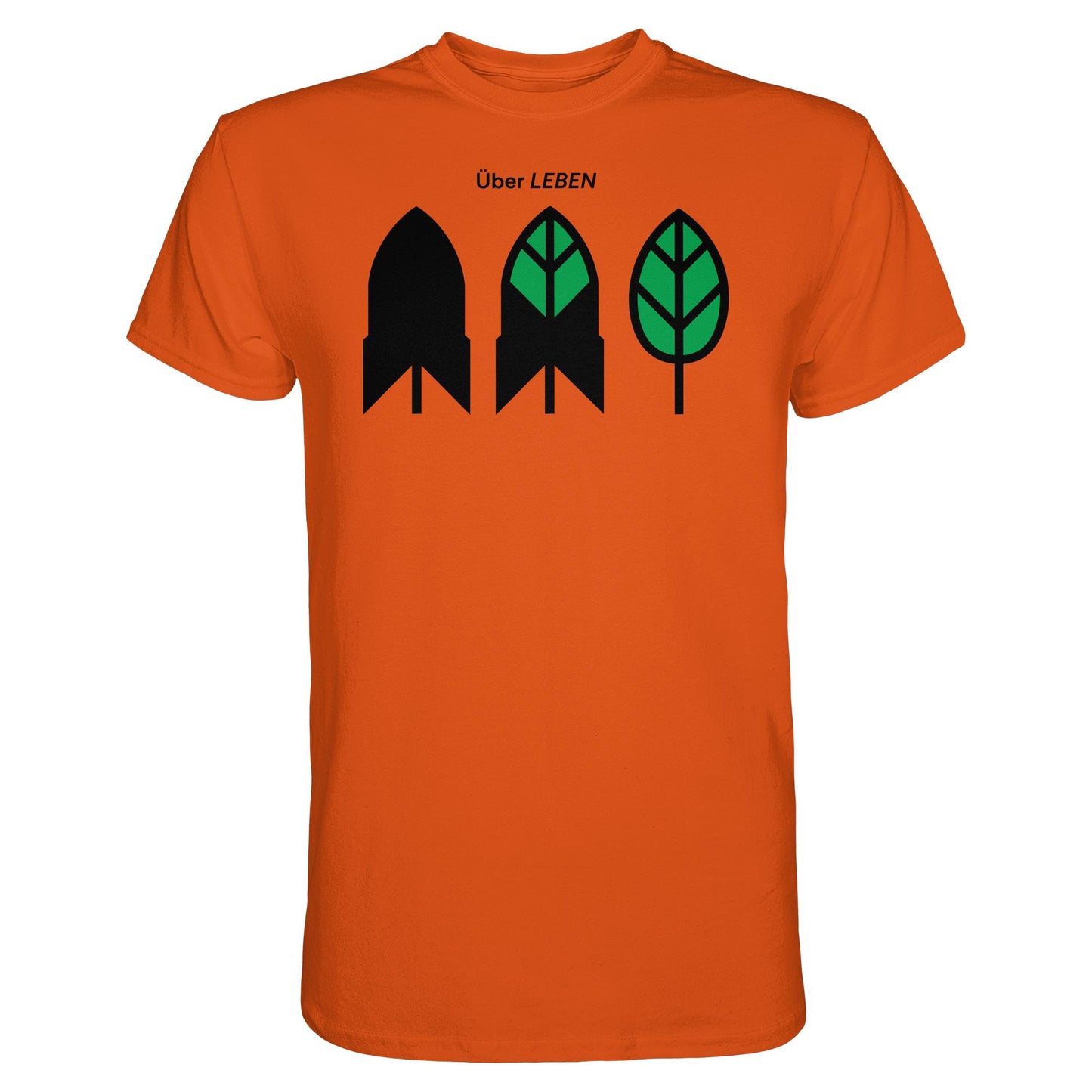 DDR Ostalgie Shirt Unisex • ÜBER LEBEN (ORIGINAL FRIEDENS-PLAKAT)