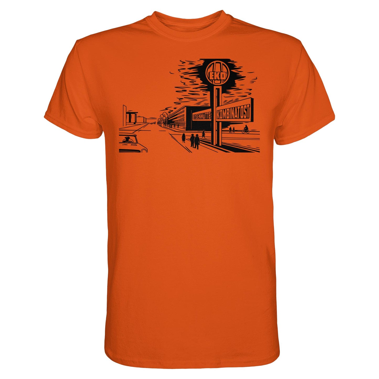 DDR Ostalgie Shirt Unisex • EISENHÜTTENKOMBINAT OST (EKO) - ORIGINAL POSTSTEMPEL