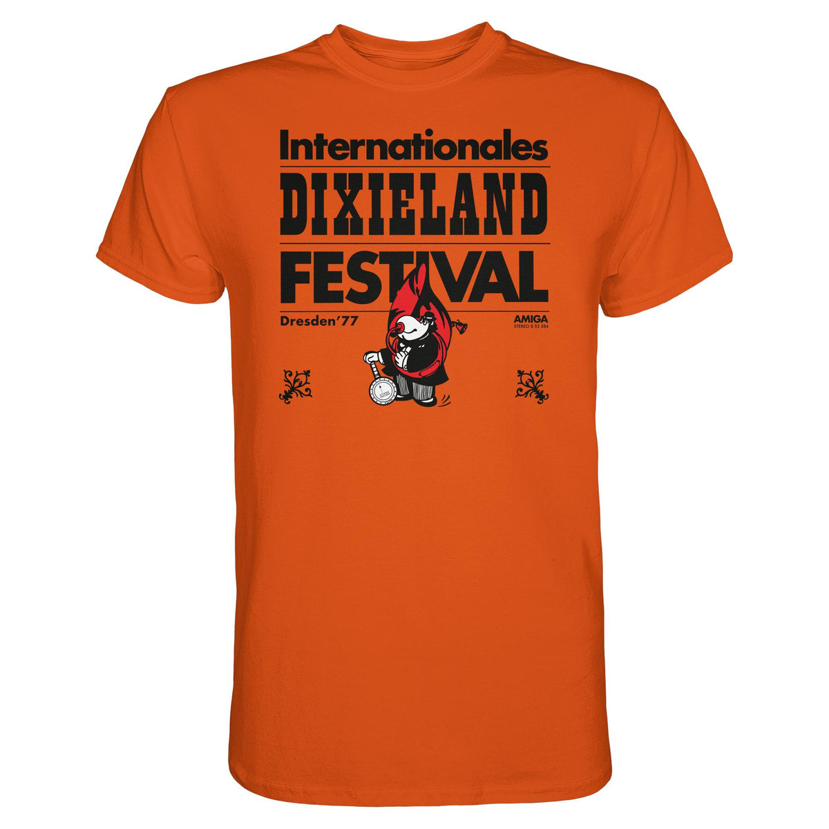 DDR Ostalgie Shirt Unisex • INTERNATIONALES DIXIELAND FESTIVAL DRESDEN 1977