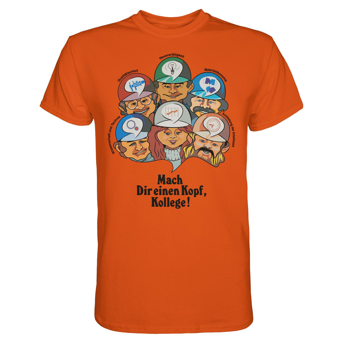 DDR Ostalgie Shirt Unisex • MACH DIR EINEN KOPF, KOLLEGE