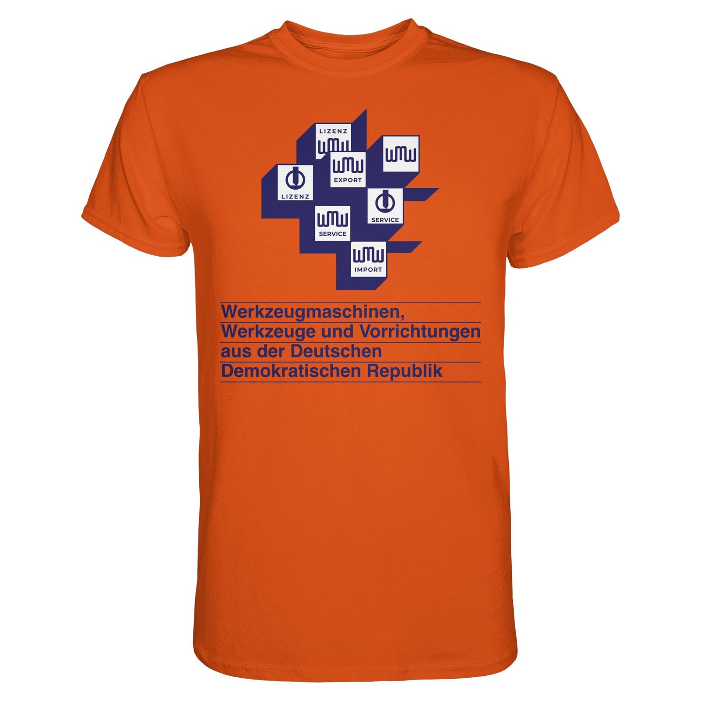 DDR Ostalgie Shirt Unisex • WMW WERKZEUGMASCHINEN DER DDR