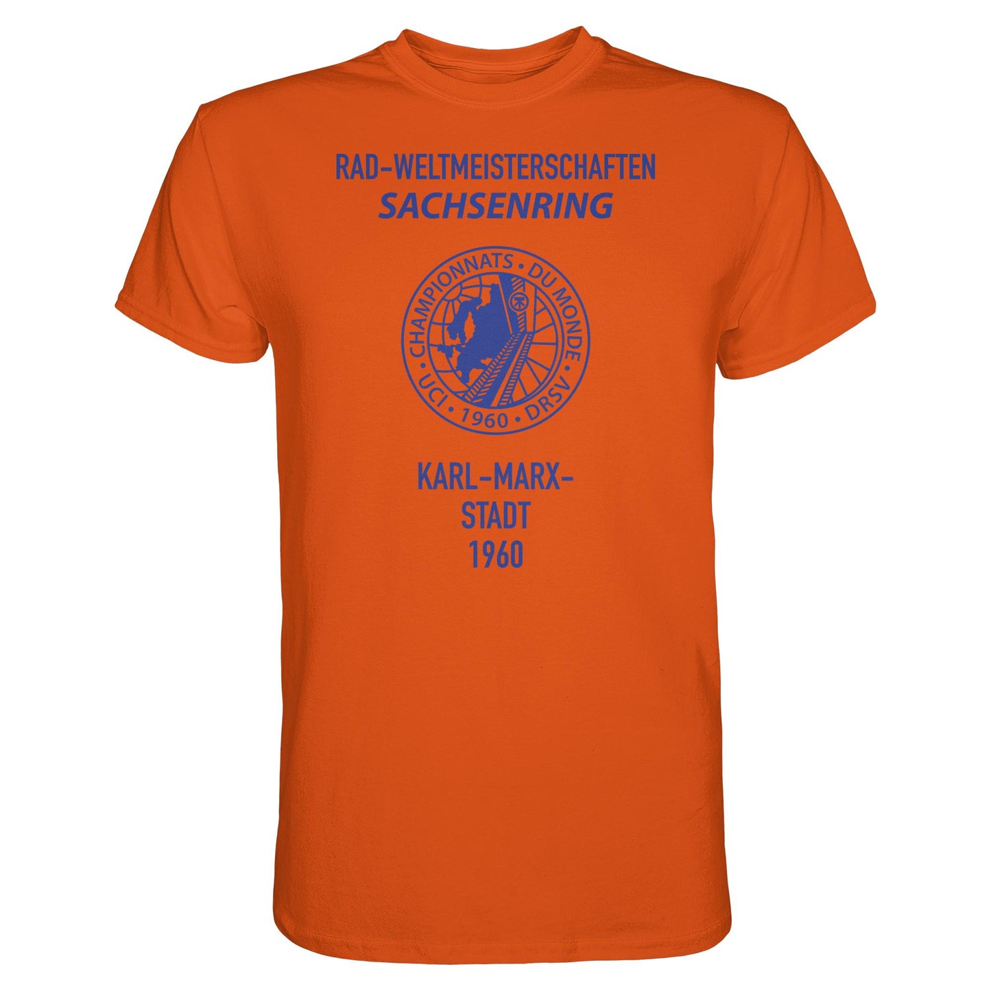 DDR Ostalgie Shirt Unisex • RADWELTMEISTERSCHAFTEN SACHSENRING, KARL-MARX-STADT 1960