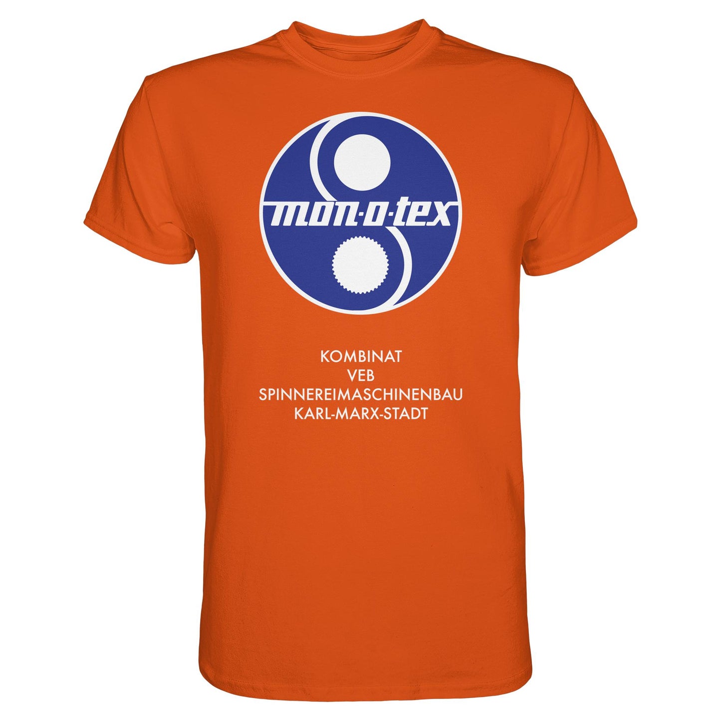 DDR Ostalgie Shirt Unisex • MONOTEX VEB KOMBINAT SPINNEREIMASCHINENBAU KARL-MARX-STADT