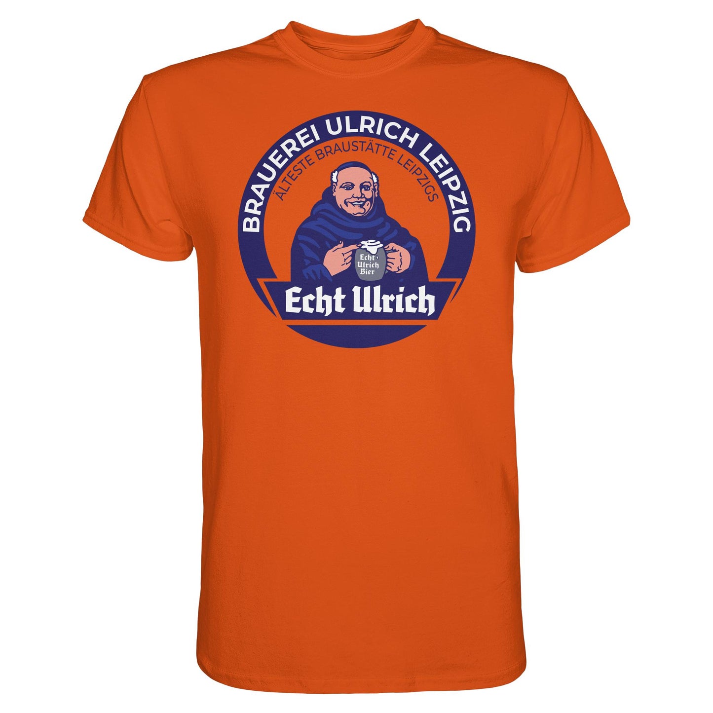 DDR Ostalgie Shirt Unisex • ECHT ULRICH BIER LEIPZIG (ORIGINAL BIERDECKEL)