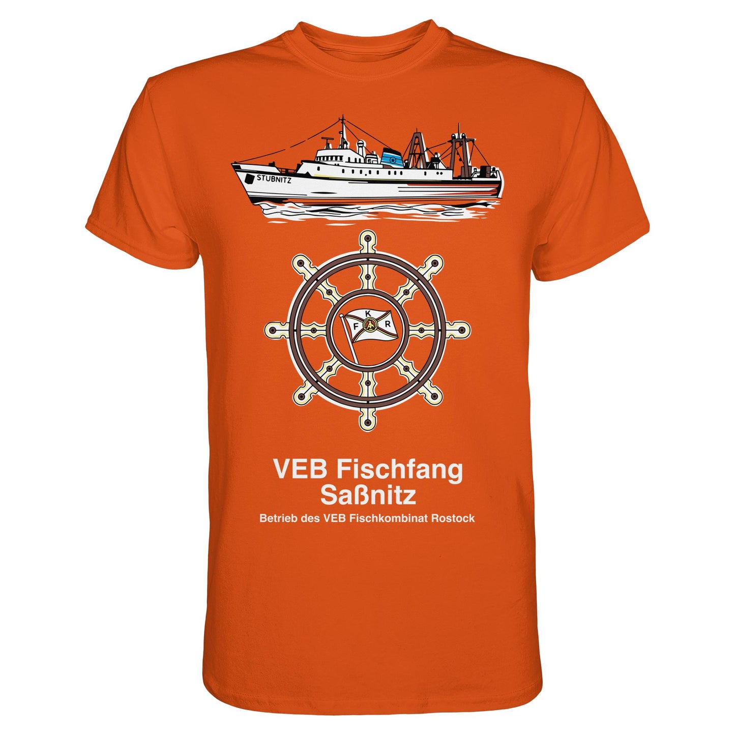 DDR Ostalgie Shirt Unisex • VEB FISCHFANG SASSNITZ