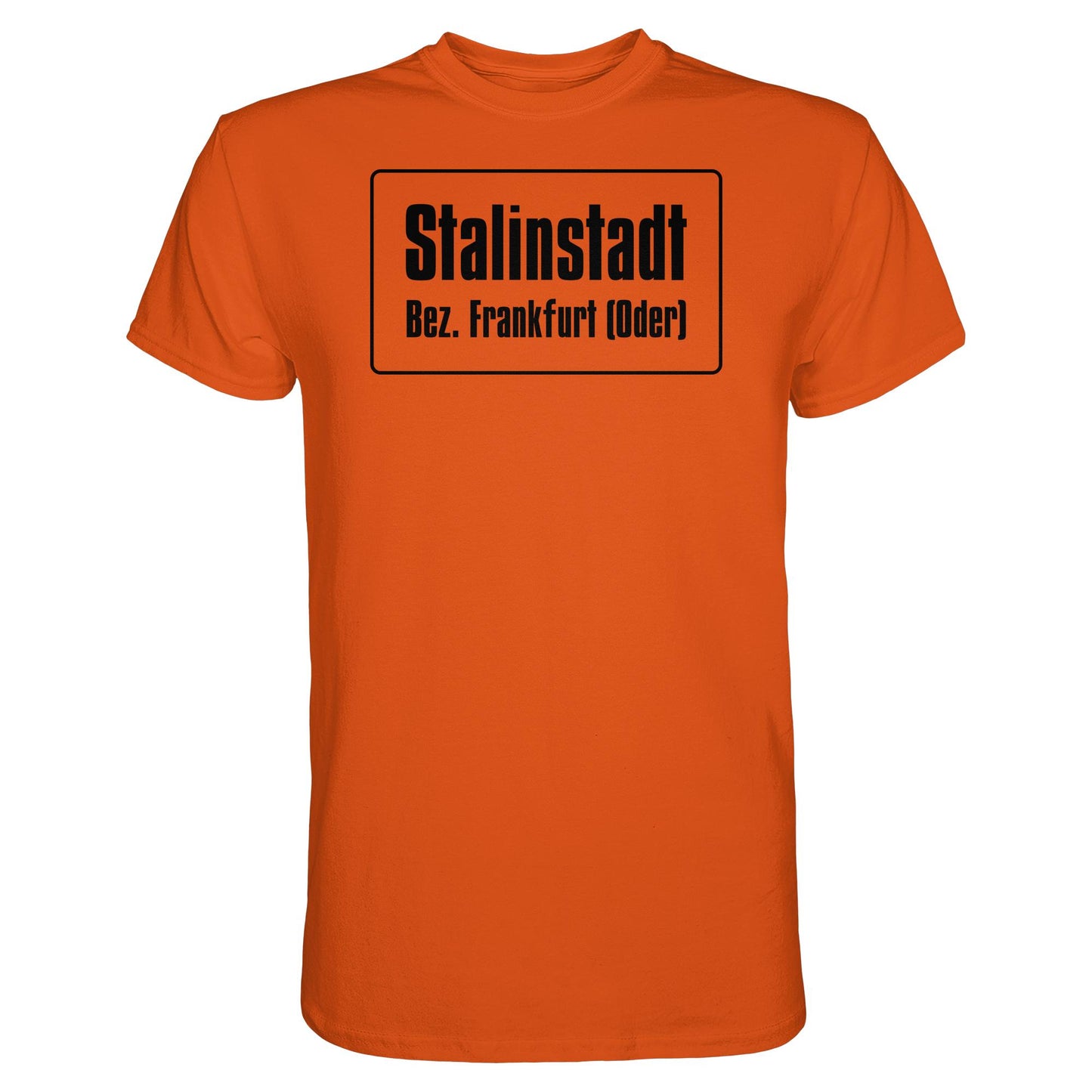 DDR Ostalgie Shirt Unisex • STALINSTADT - EISENHÜTTENKOMBINAT OST EKO (ORIGINAL-SCHILD)