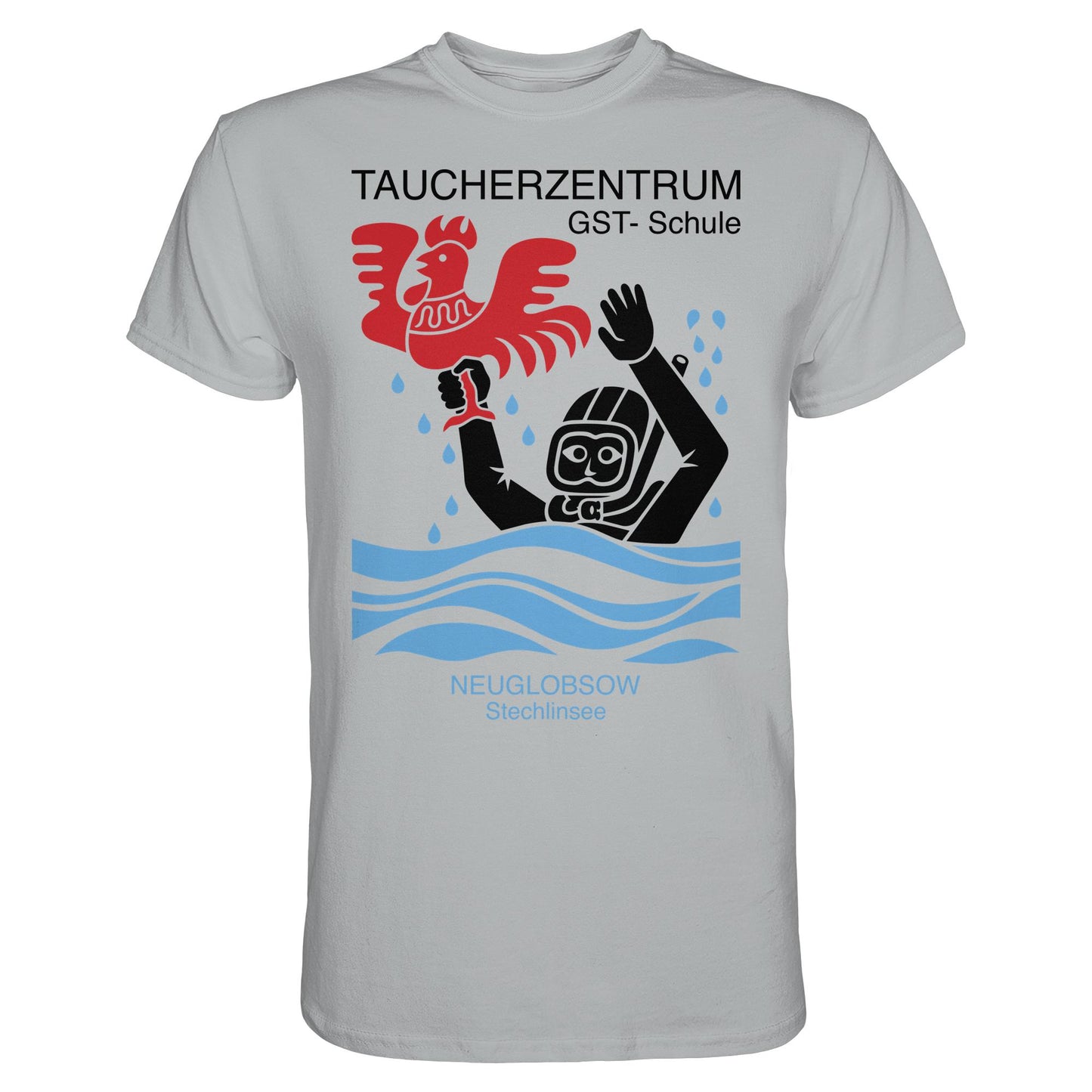 DDR Ostalgie Shirt Unisex • GST-TAUCHSCHULE NEUGLOBSOW STECHLINSEE