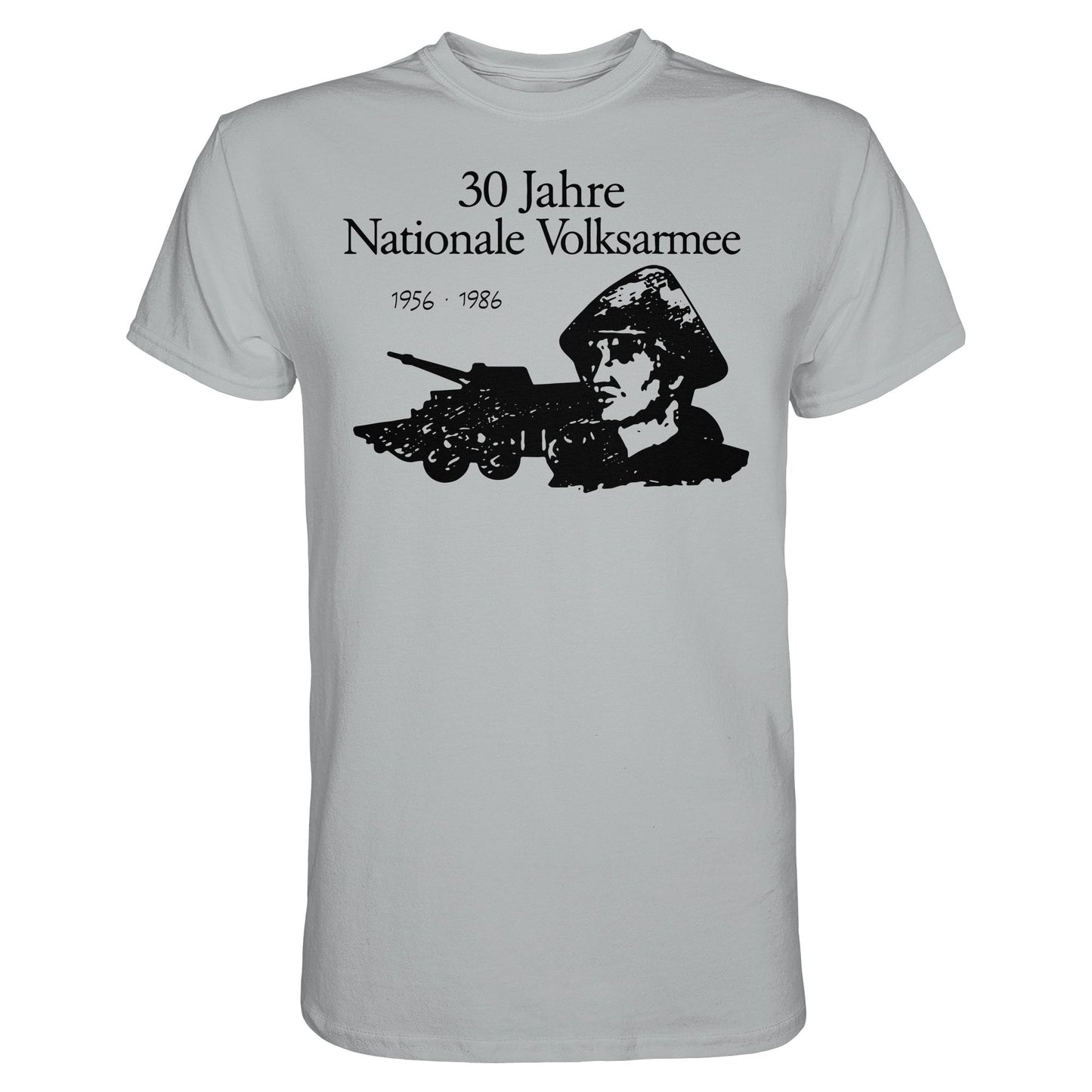 DDR Ostalgie Shirt Unisex • 30 JAHRE NATIONALE VOLKSARMEE (ORIGINAL BRIEFMARKE)