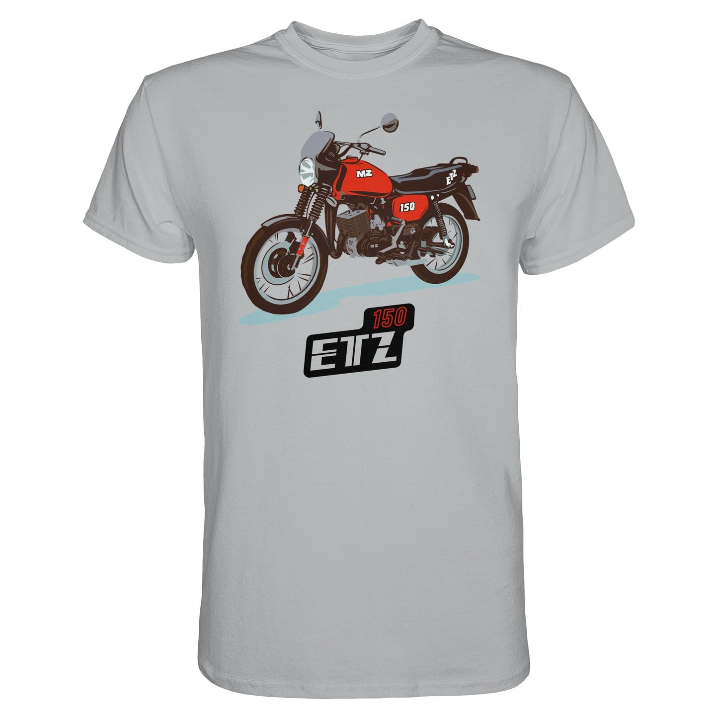 DDR Ostalgie Shirt Unisex • MZ ETZ 150 ROT (ORIGINAL DDR-PLAKAT)