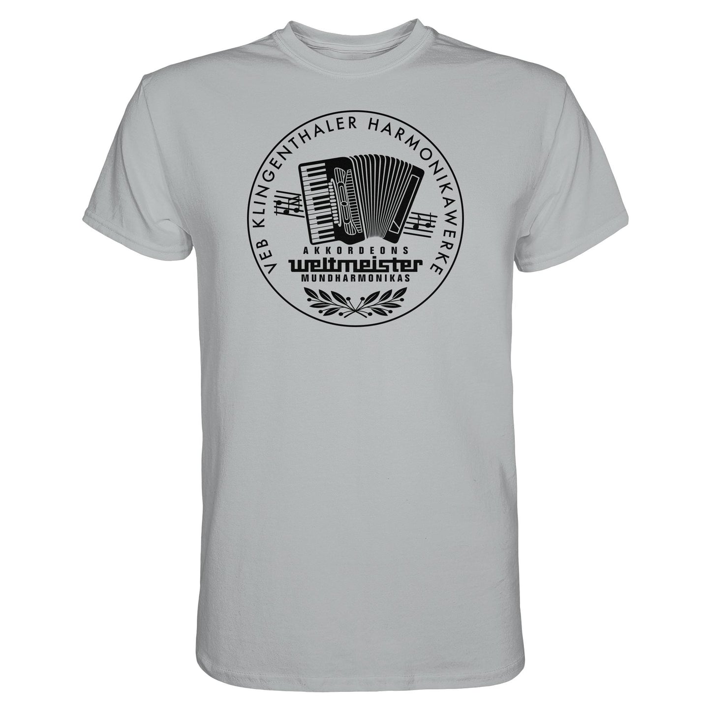 DDR Ostalgie Shirt Unisex • WELTMEISTER VEB KLINGENTHALER HARMONIKAWERKE