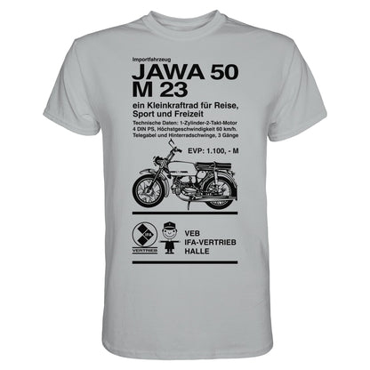 DDR Ostalgie Shirt Unisex • JAWA 50 M23 - ORIGINALPLAKAT
