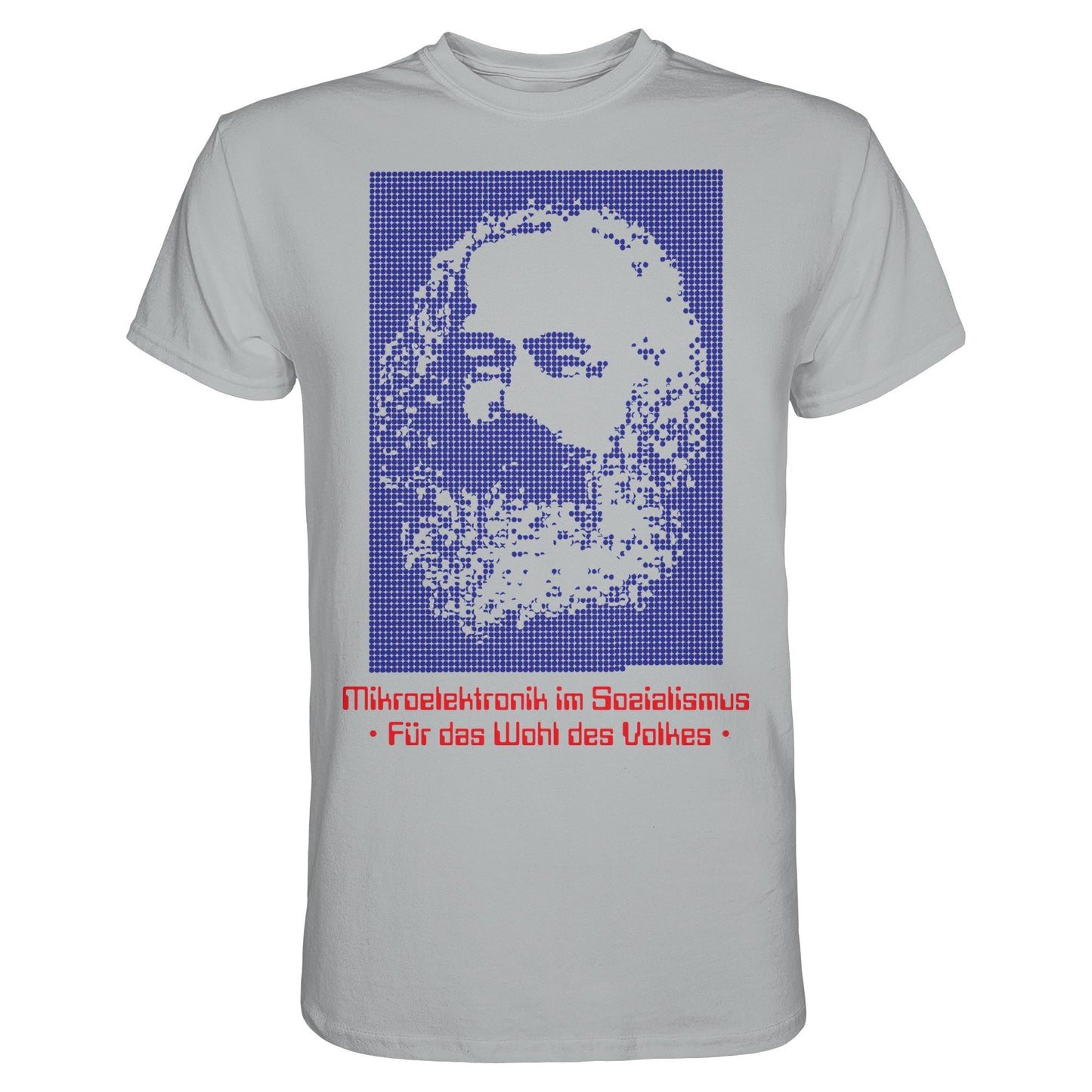 DDR Ostalgie Shirt Unisex • DDR MIKROELEKTRONIK FÜR DAS WOHL DES VOLKES (ORIGINAL POSTER)