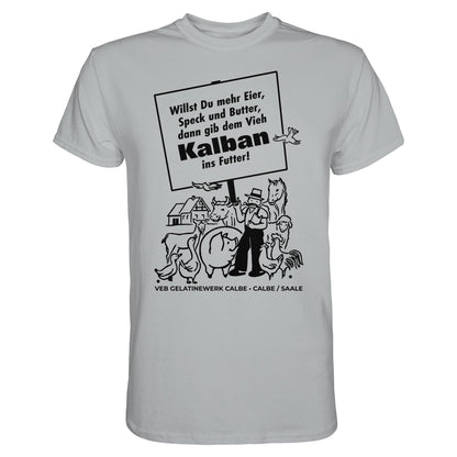 DDR Ostalgie Shirt Unisex • KALBAN, VEB GELATINEWERK CALBE - ORIGINALPLAKAT