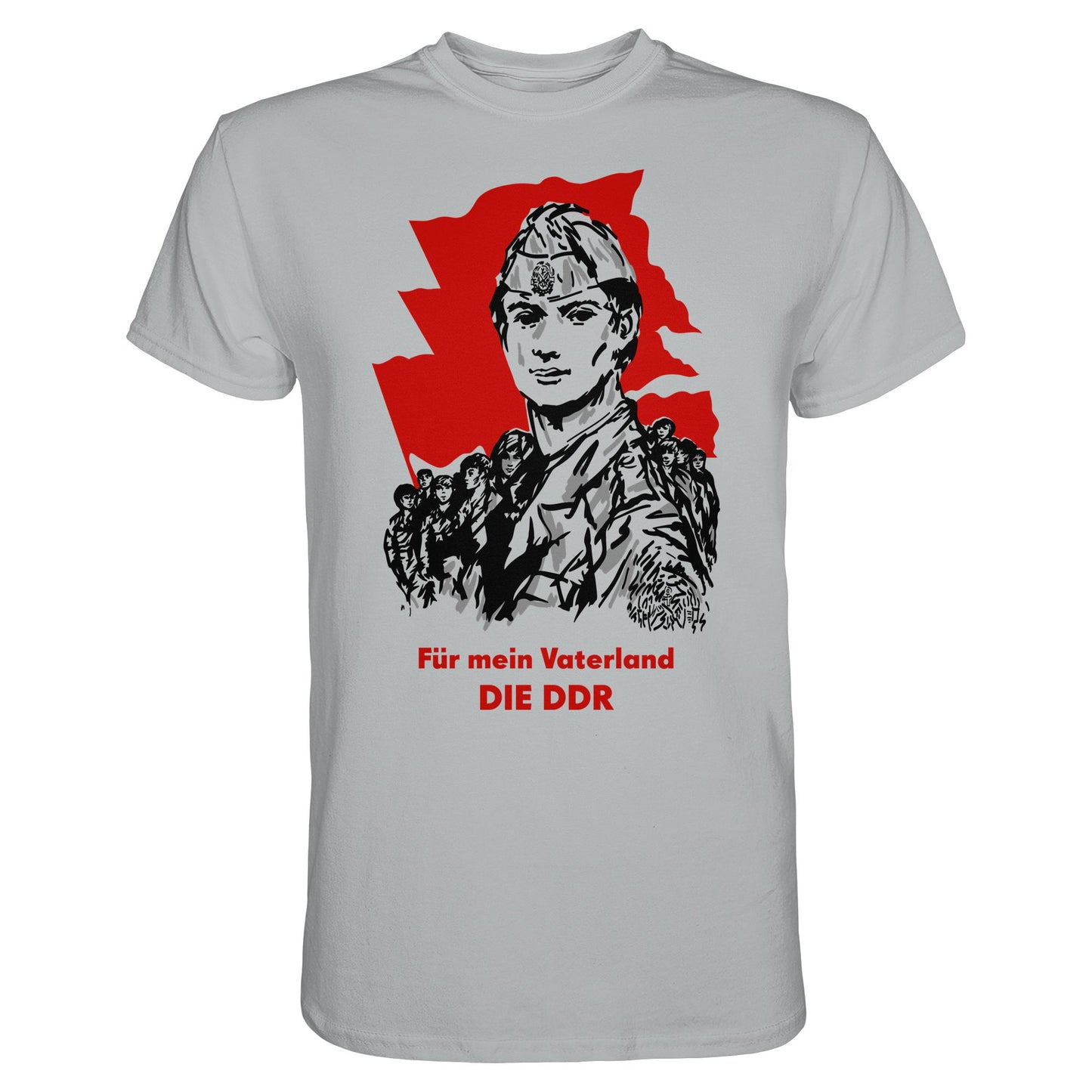 DDR Ostalgie Shirt Unisex • FÜR MEIN VATERLAND - DIE DDR (ORIGINAL GST-PLAKAT)