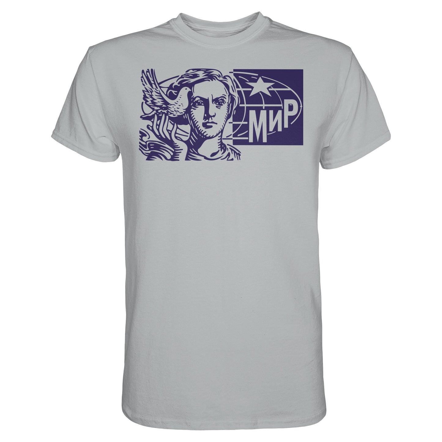 DDR Ostalgie Shirt Unisex • MIR - FRIEDEN (ORIGINAL BRIEFMARKE)