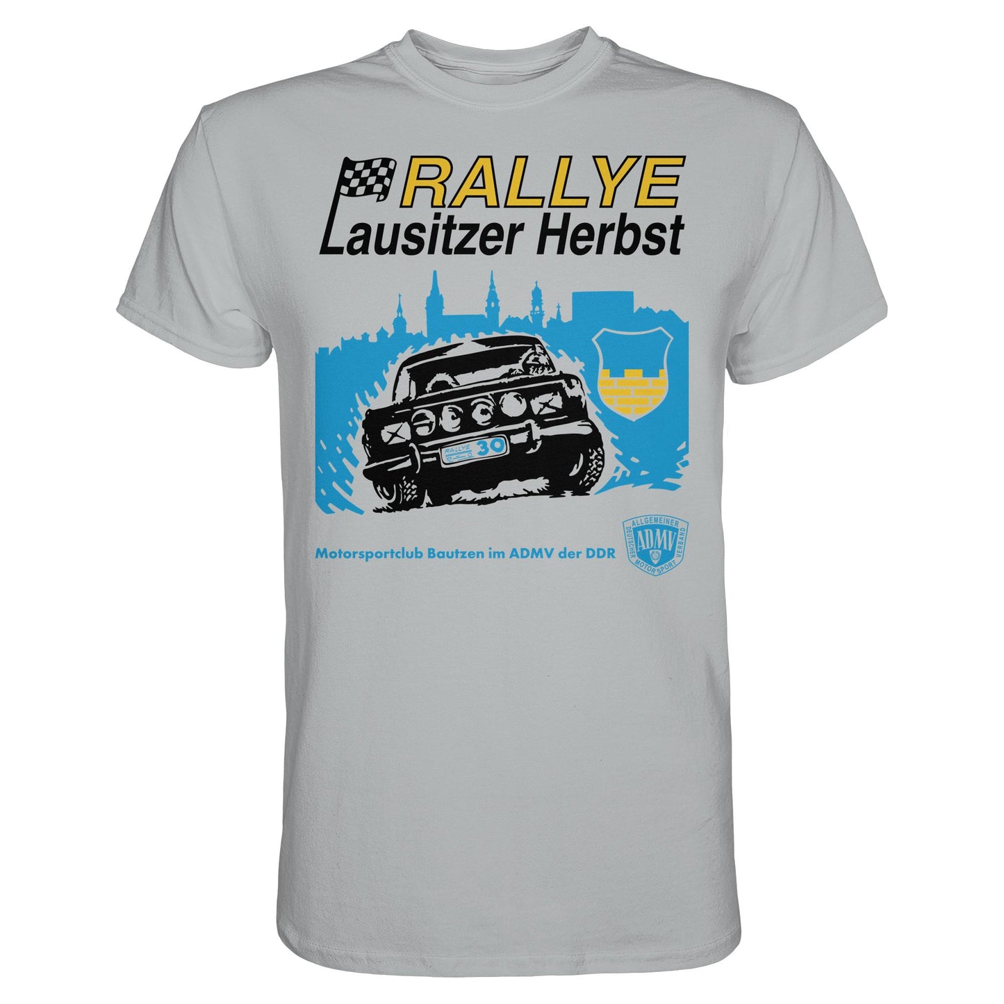 PREMIUM SHIRT UNISEX • RALLYE LAUSITZER HERBST, MOTORSPORTCLUB BAUTZEN