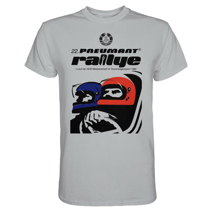 DDR Ostalgie Shirt Unisex • 22. PNEUMANT RALLYE 1982 (ORIGINAL DDR-PLAKAT)