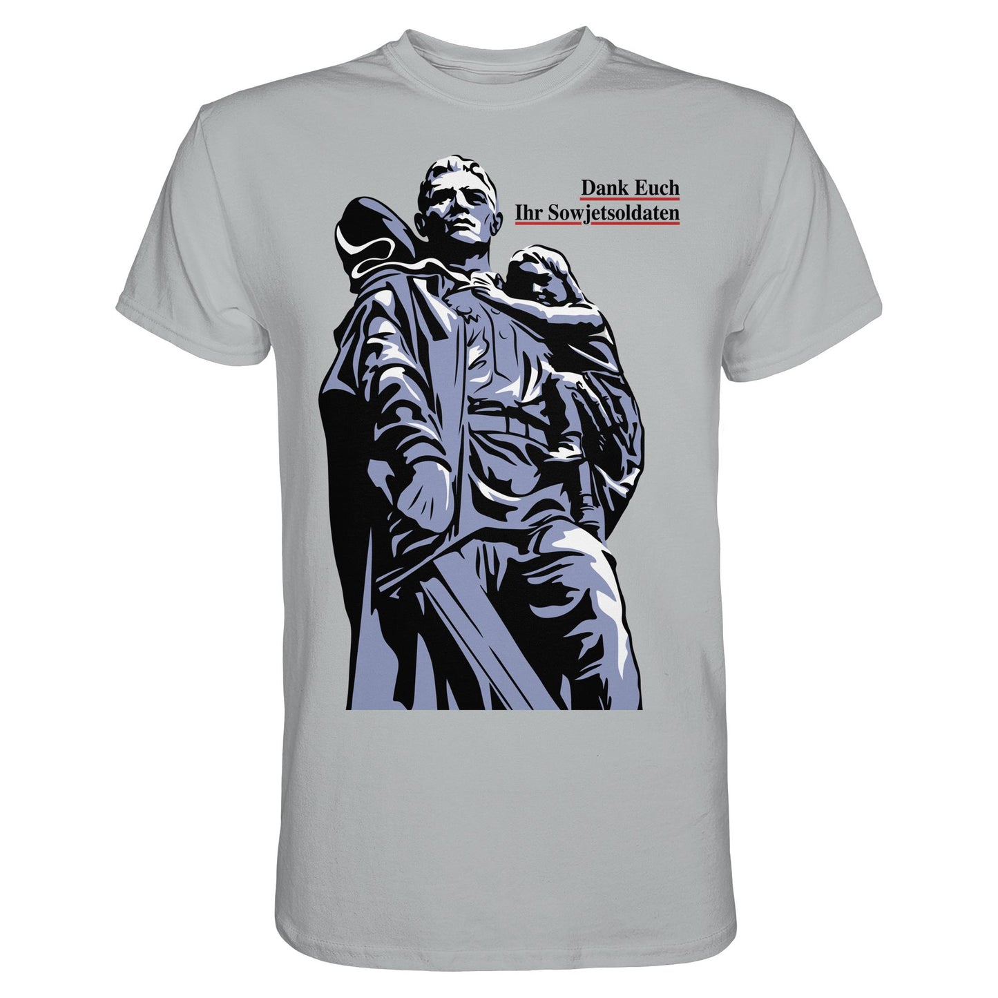 DDR Ostalgie Shirt Unisex • DANK EUCH IHR SOWJETSOLDATEN (DDR ORIGINAL-PLAKAT)