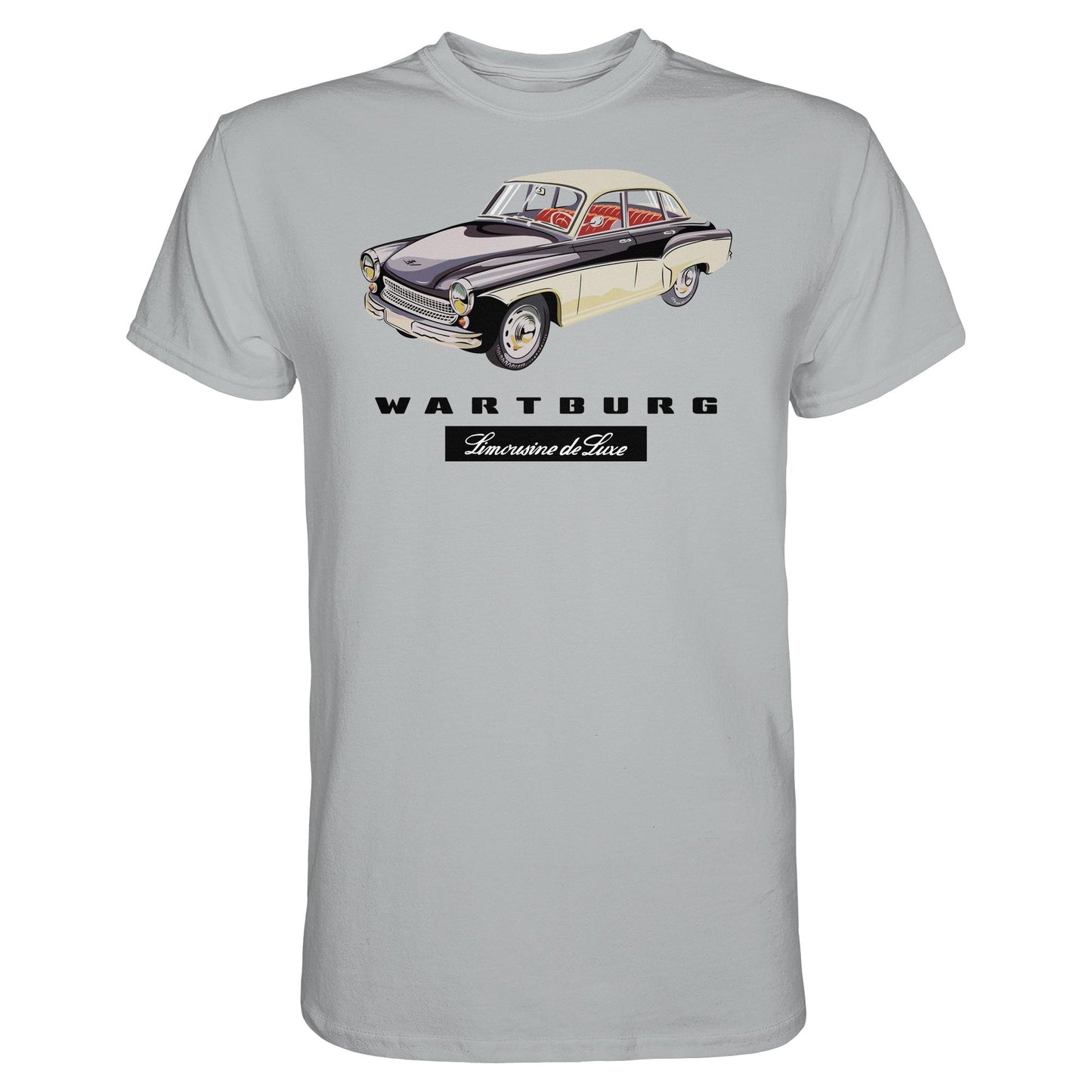 DDR Ostalgie Shirt Unisex • WARTBURG - LIMOUSINE DE LUXE (ORIGINAL WERBUNG)