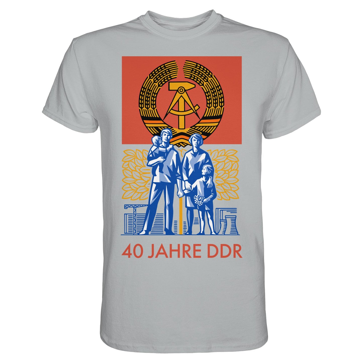 DDR Ostalgie Shirt Unisex • 40 JAHRE DDR (BRIEFMARKE)