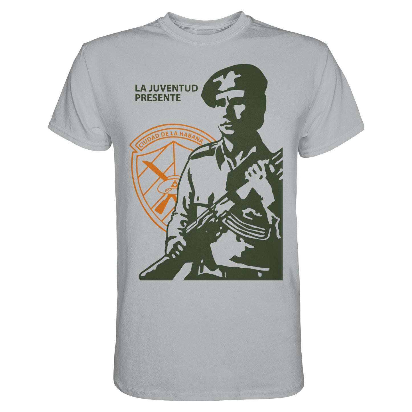 DDR Ostalgie Shirt Unisex • LA JUVENTUD PRESENTE CIUDAD DE LA HABANA (DIE JUGEND HAVANNAS IST AKTIV)