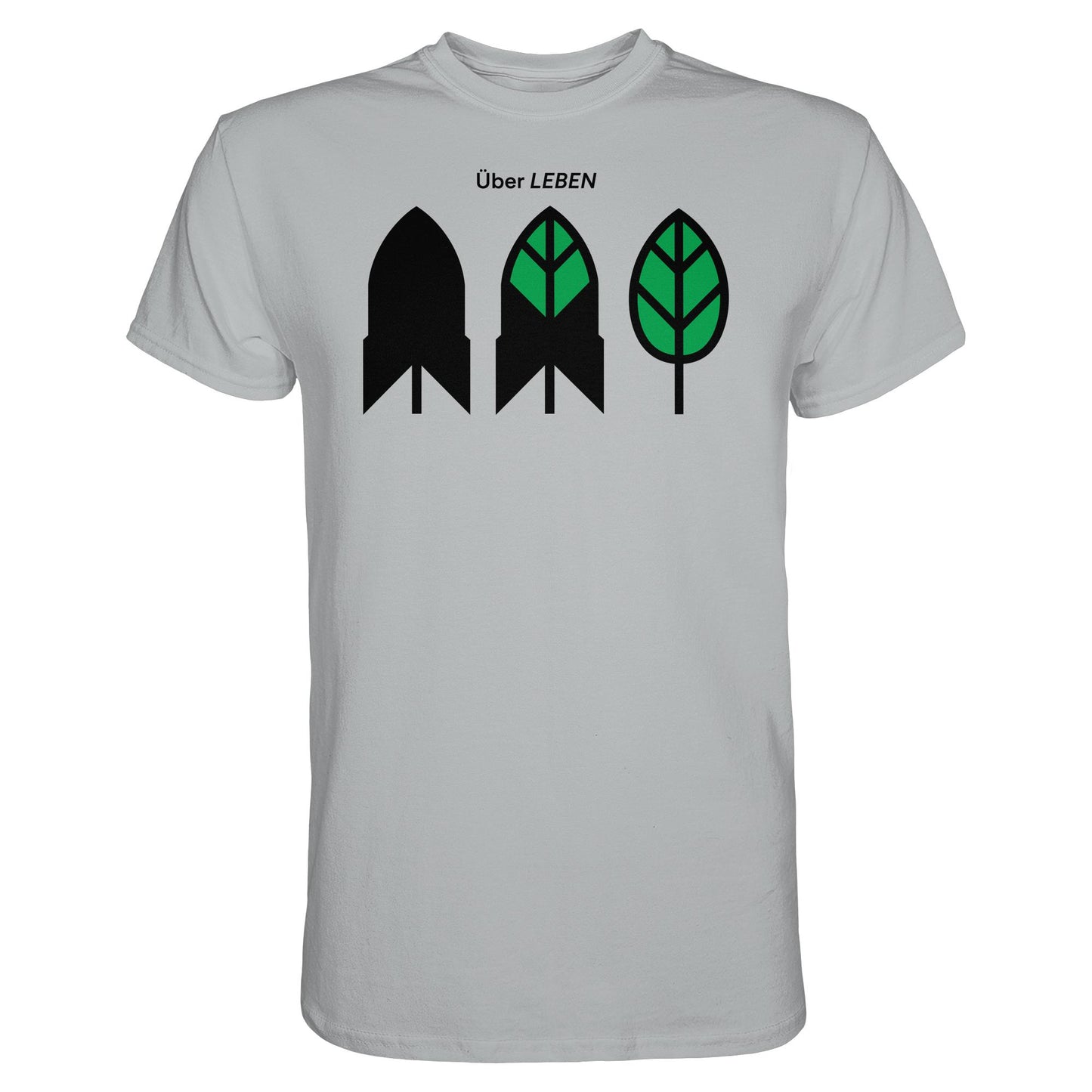 DDR Ostalgie Shirt Unisex • ÜBER LEBEN (ORIGINAL FRIEDENS-PLAKAT)