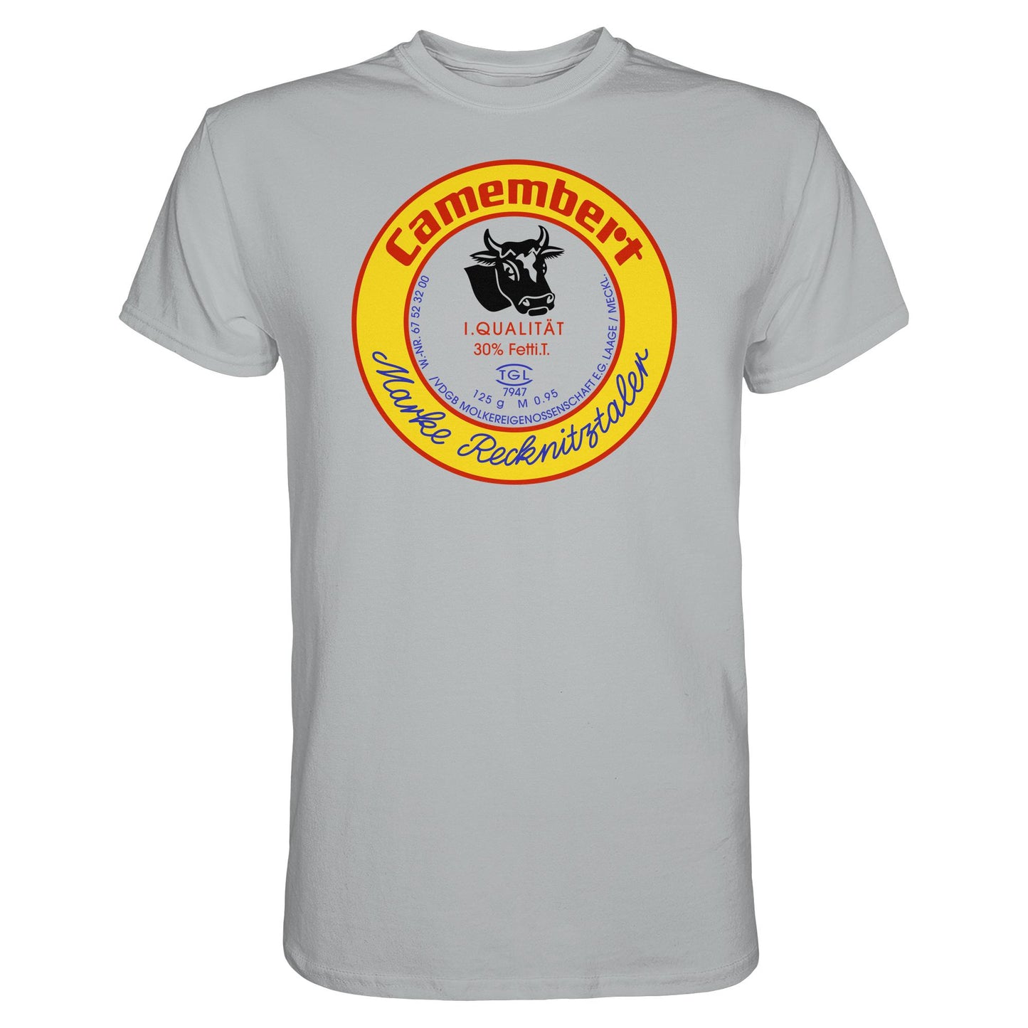 DDR Ostalgie Shirt Unisex • RECKNITZTALER CAMEMBERT - MOLKEREIGENOSSENSCHAFT LAAGE