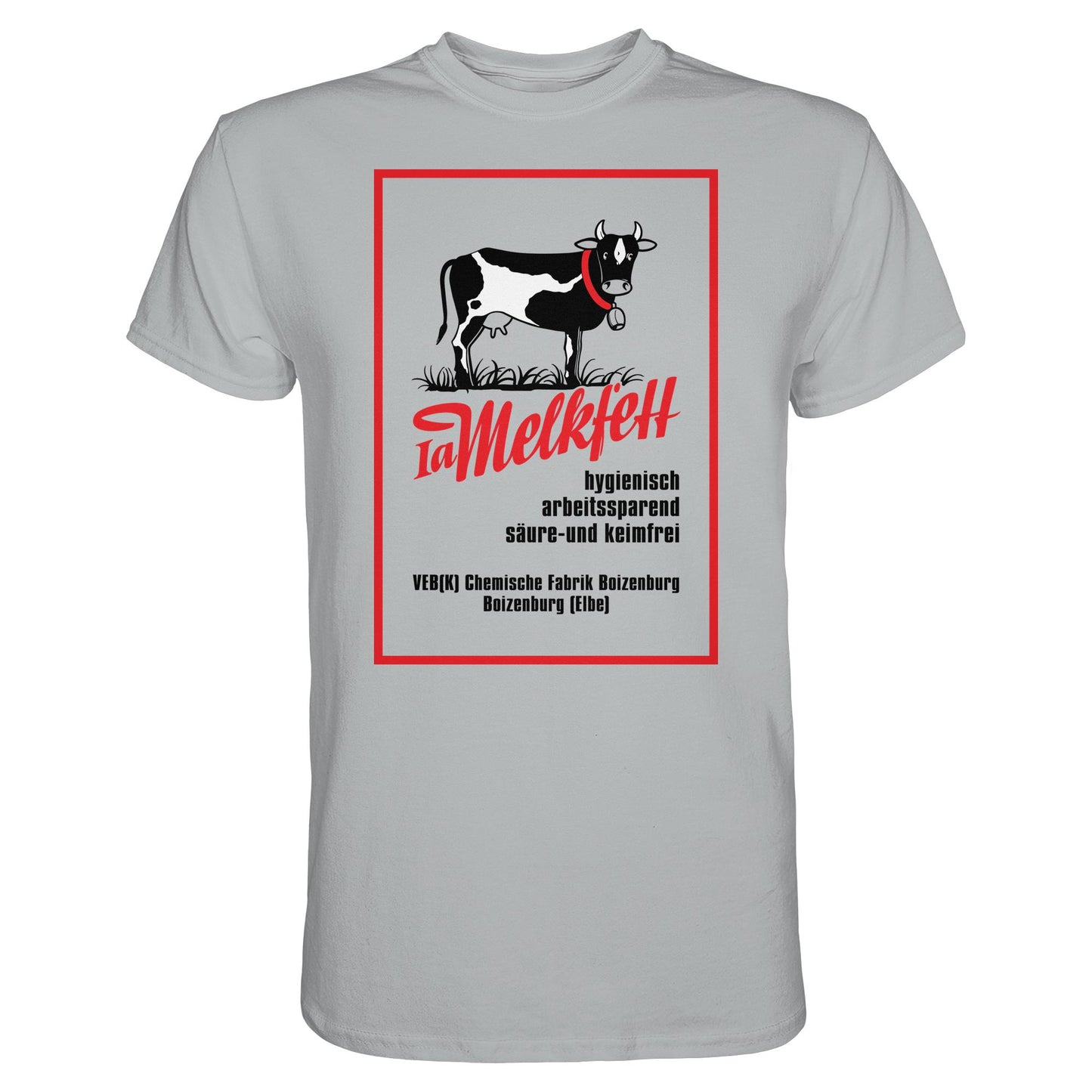 DDR Ostalgie Shirt Unisex • 1A MELKFETT - VEB BOIZENBURG
