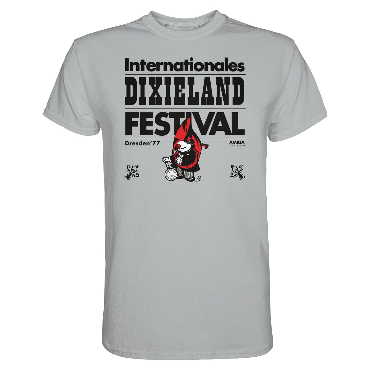 DDR Ostalgie Shirt Unisex • INTERNATIONALES DIXIELAND FESTIVAL DRESDEN 1977