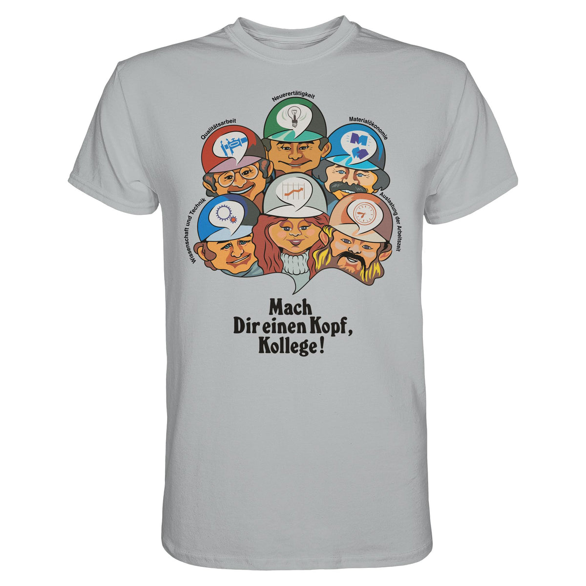 DDR Ostalgie Shirt Unisex • MACH DIR EINEN KOPF, KOLLEGE