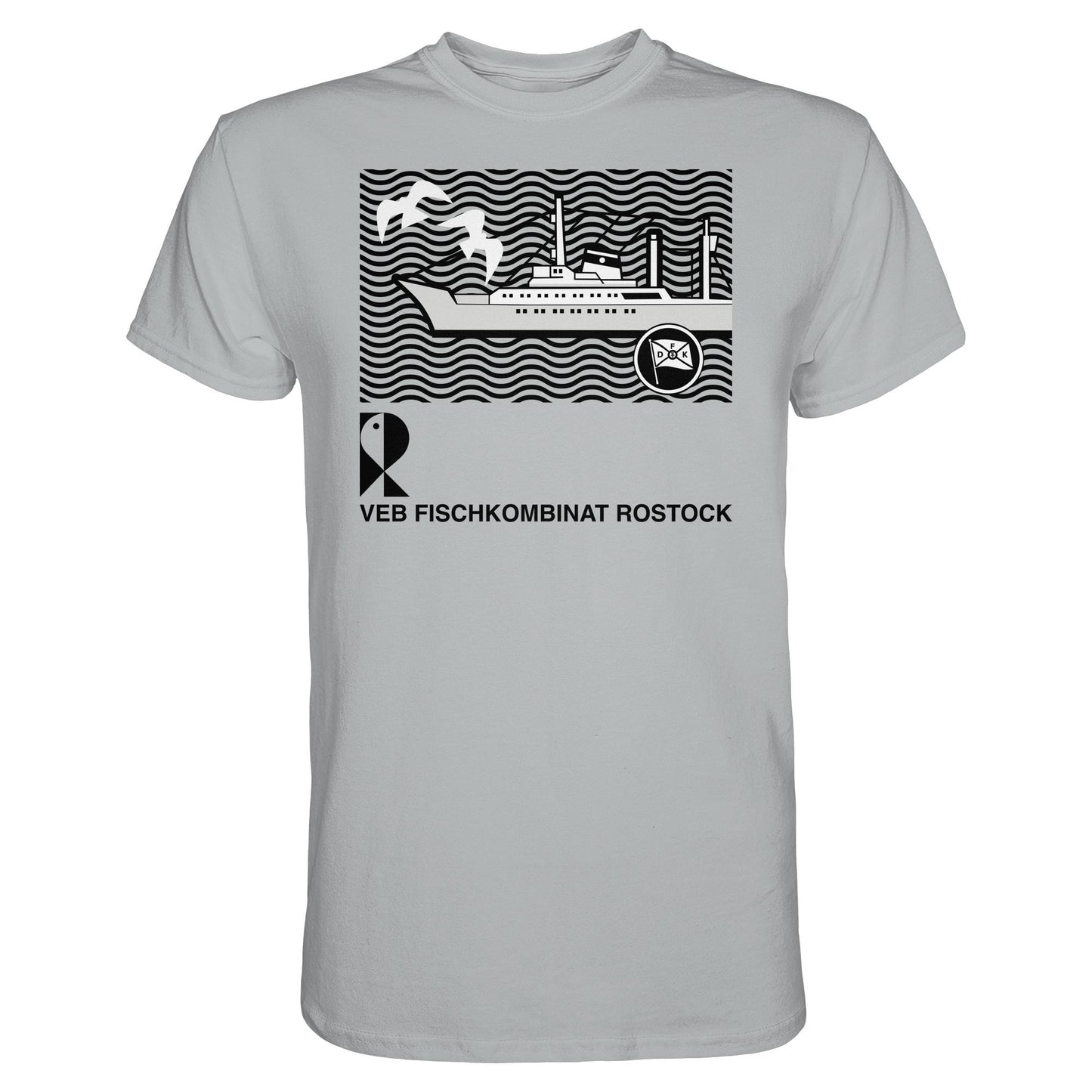 DDR Ostalgie Shirt Unisex • VEB FISCHKOMBINAT ROSTOCK