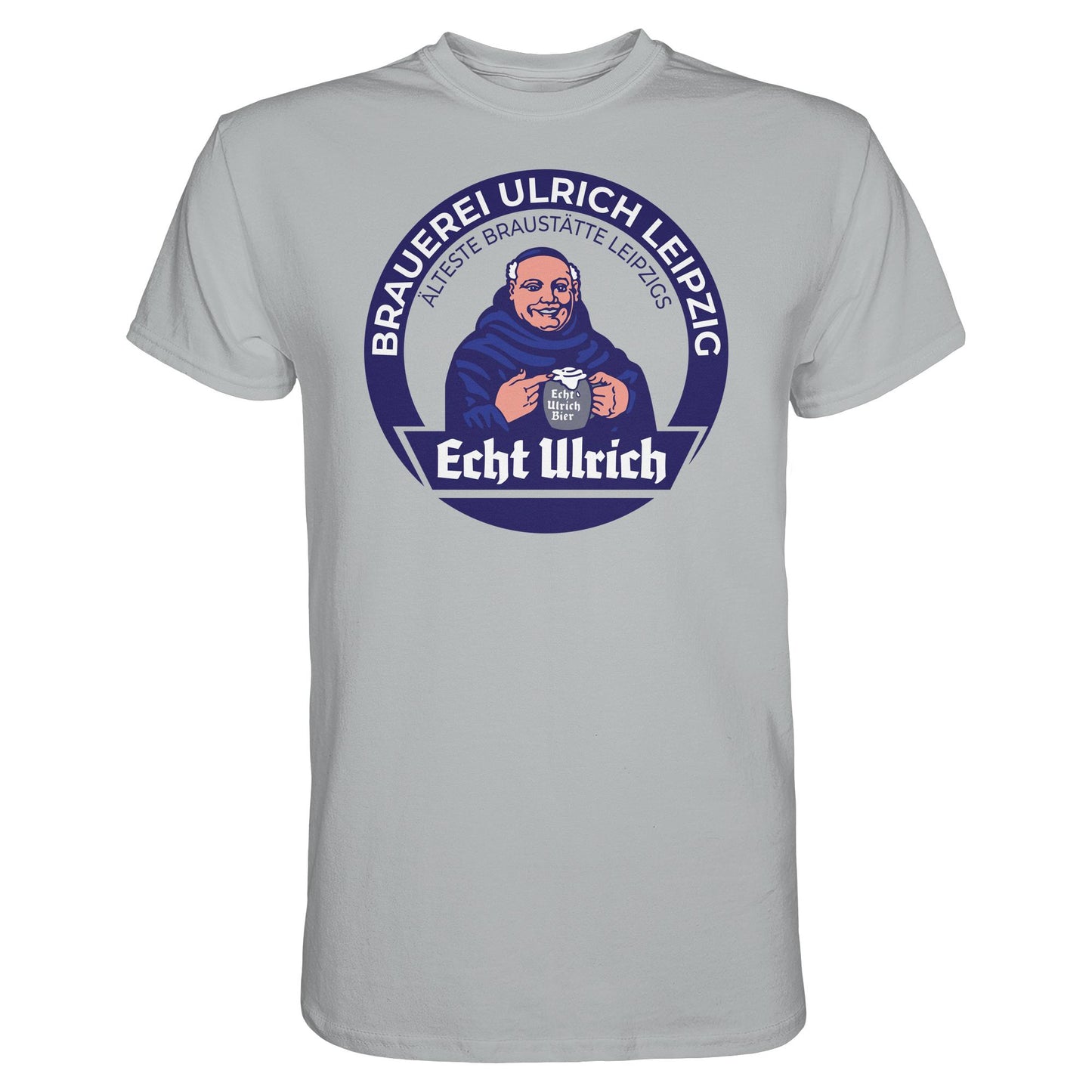 DDR Ostalgie Shirt Unisex • ECHT ULRICH BIER LEIPZIG (ORIGINAL BIERDECKEL)