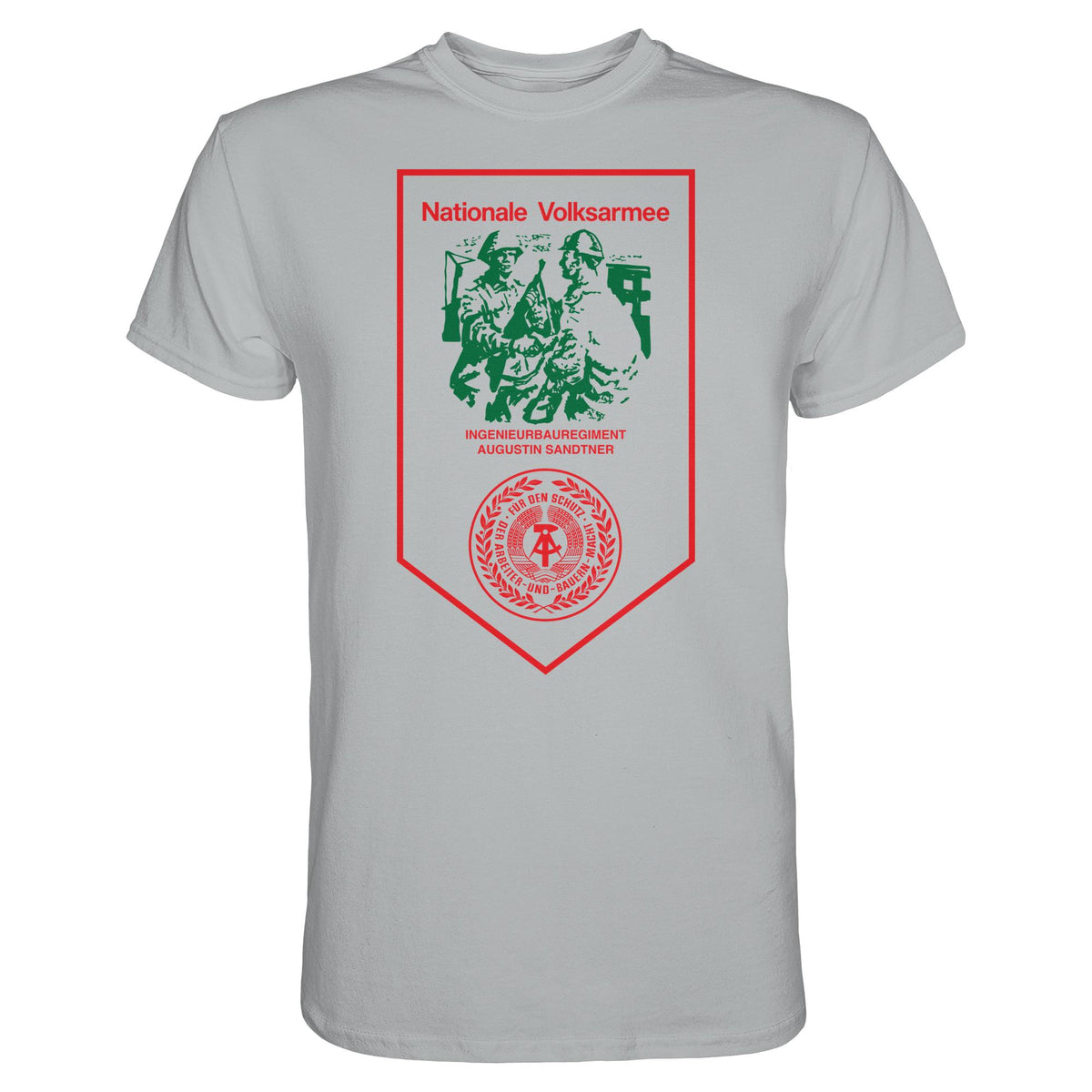 DDR Ostalgie Shirt Unisex • NVA - INGENIEURBAUREGIMENT AUGUSTIN SANDTNER