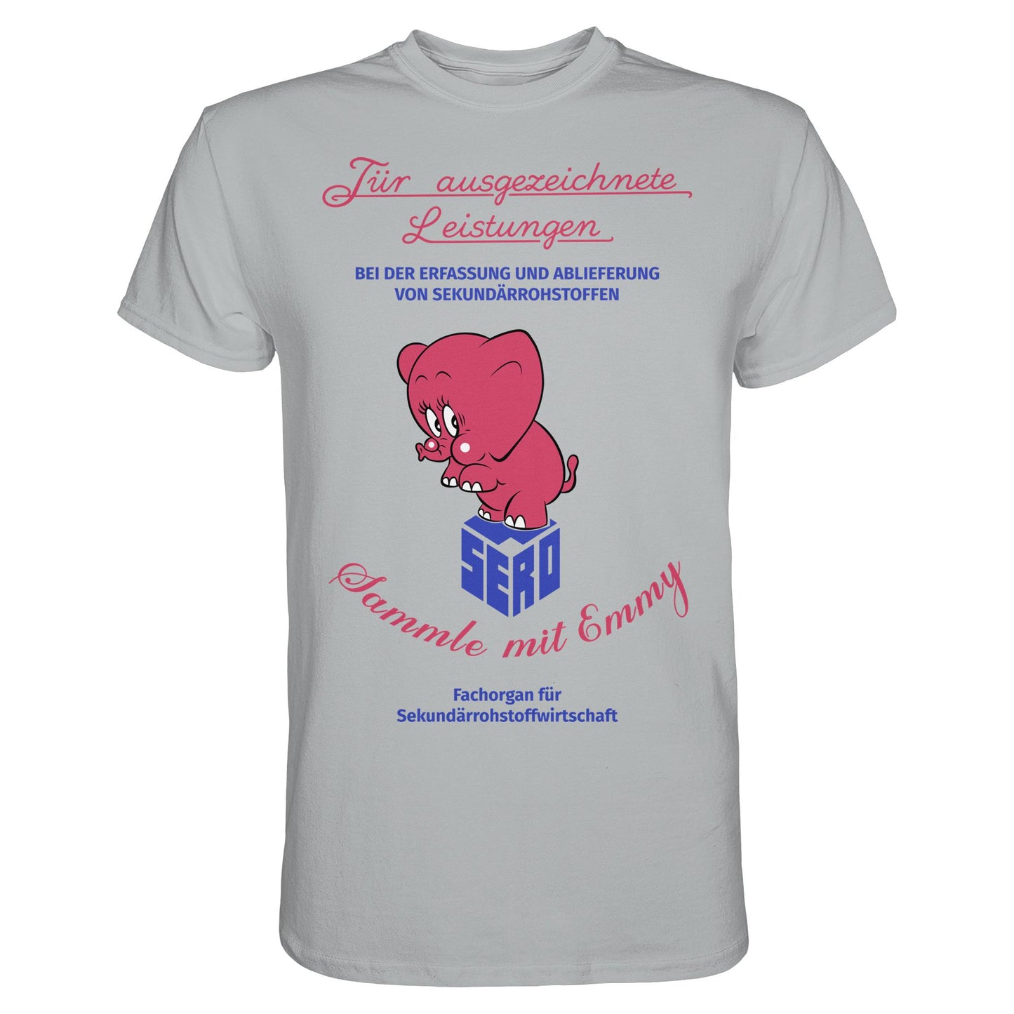 DDR Ostalgie Shirt Unisex • FÜR AUSGEZEICHNETE LEISTUNGEN - SERO EMMY (ORIGINAL-WIMPEL)