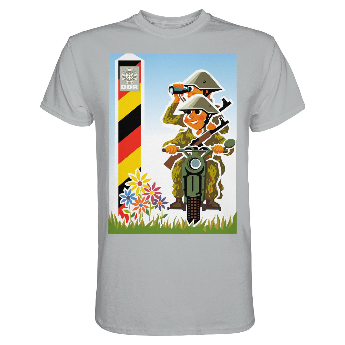DDR Ostalgie Shirt Unisex • NVA-GRENZTRUPPEN (ORIGINAL-PLAKAT)