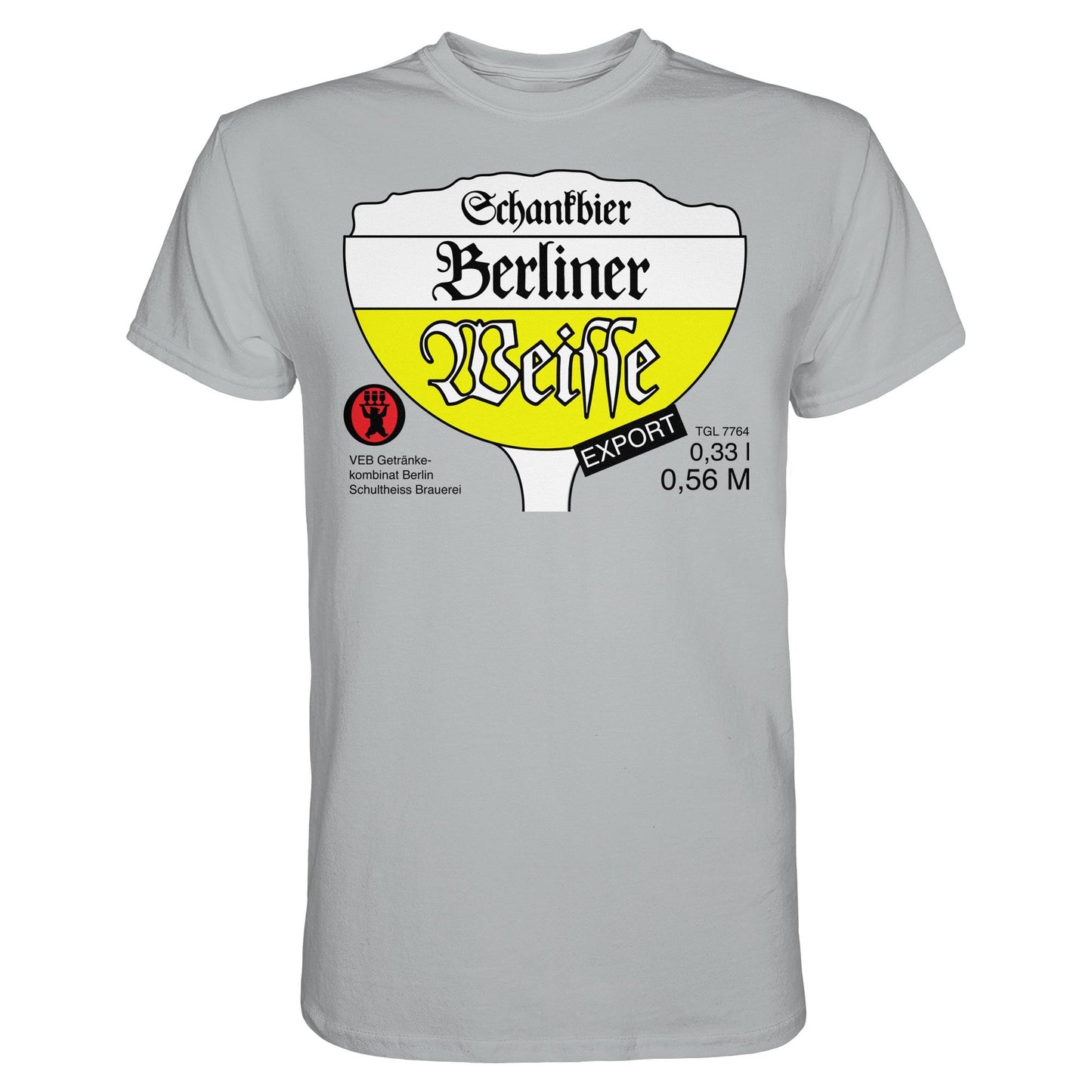 DDR Ostalgie Shirt Unisex • BERLINER WEISSE - VEB GETRÄNKEKOMBINAT BERLIN