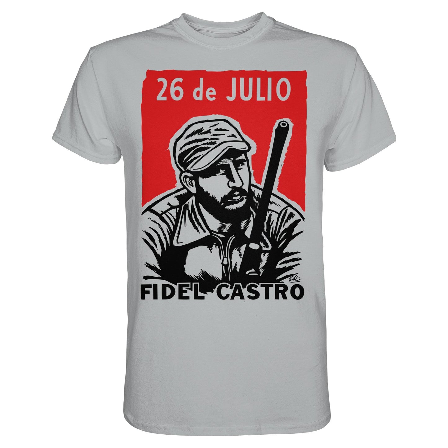 DDR Ostalgie Shirt Unisex • FIDEL CASTRO - BEWEGUNG DES 26. JULI
