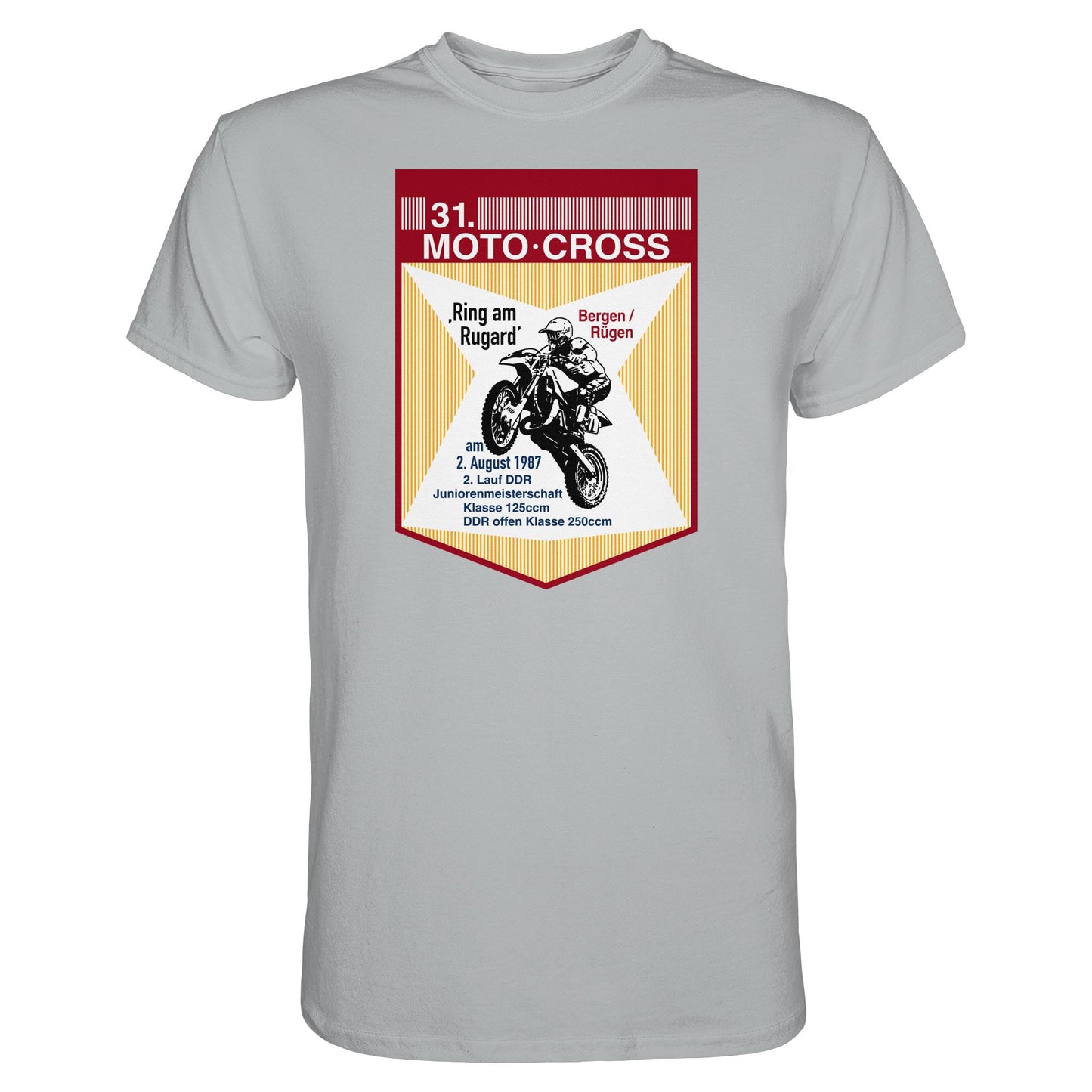 DDR Ostalgie Shirt Unisex • 31. MOTO-CROSS DDR-MEISTERSCHAFT - 1987 BERGEN RÜGEN