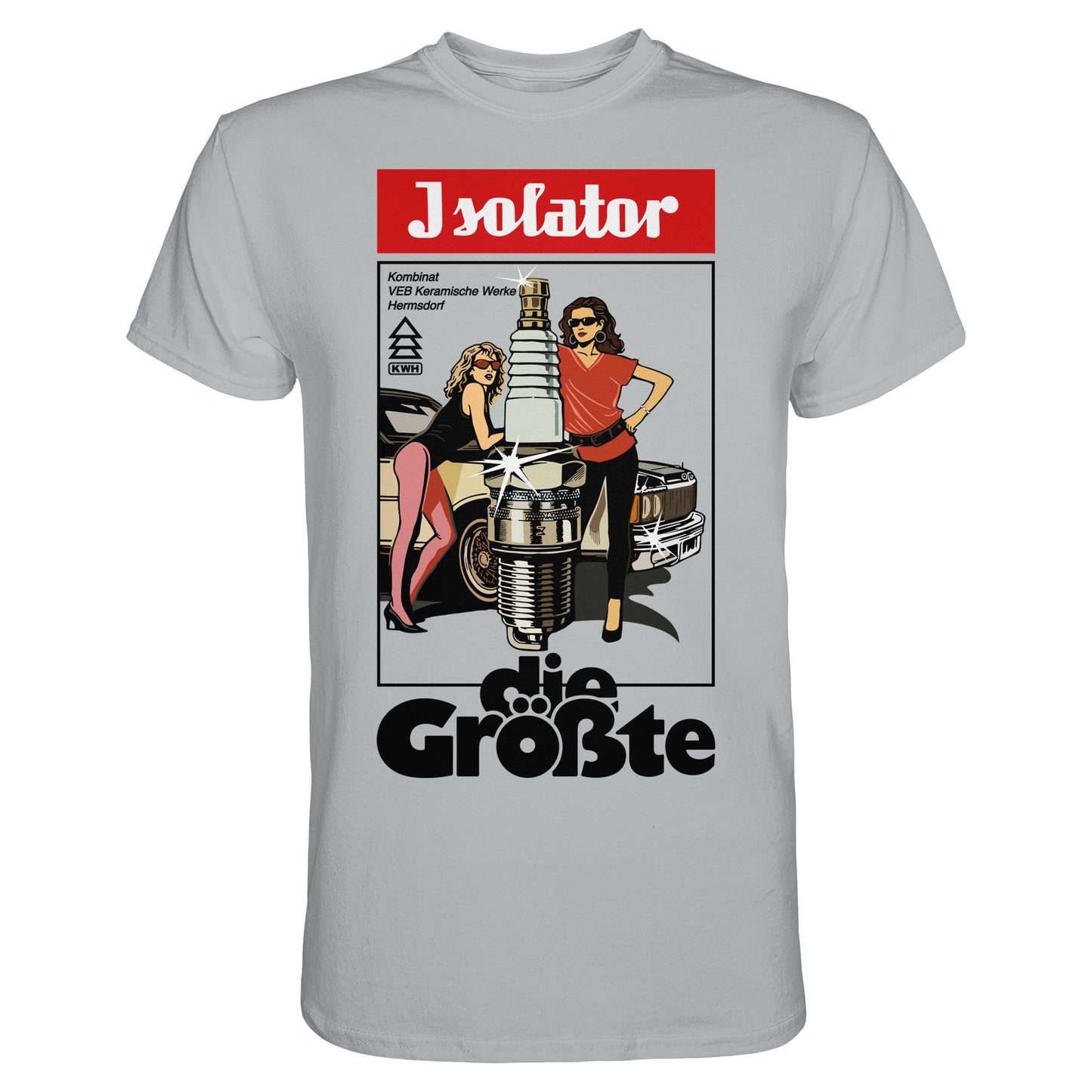 DDR Ostalgie Shirt Unisex • ISOLATOR - DIE GRÖSSTE (ORIGINAL POSTER)