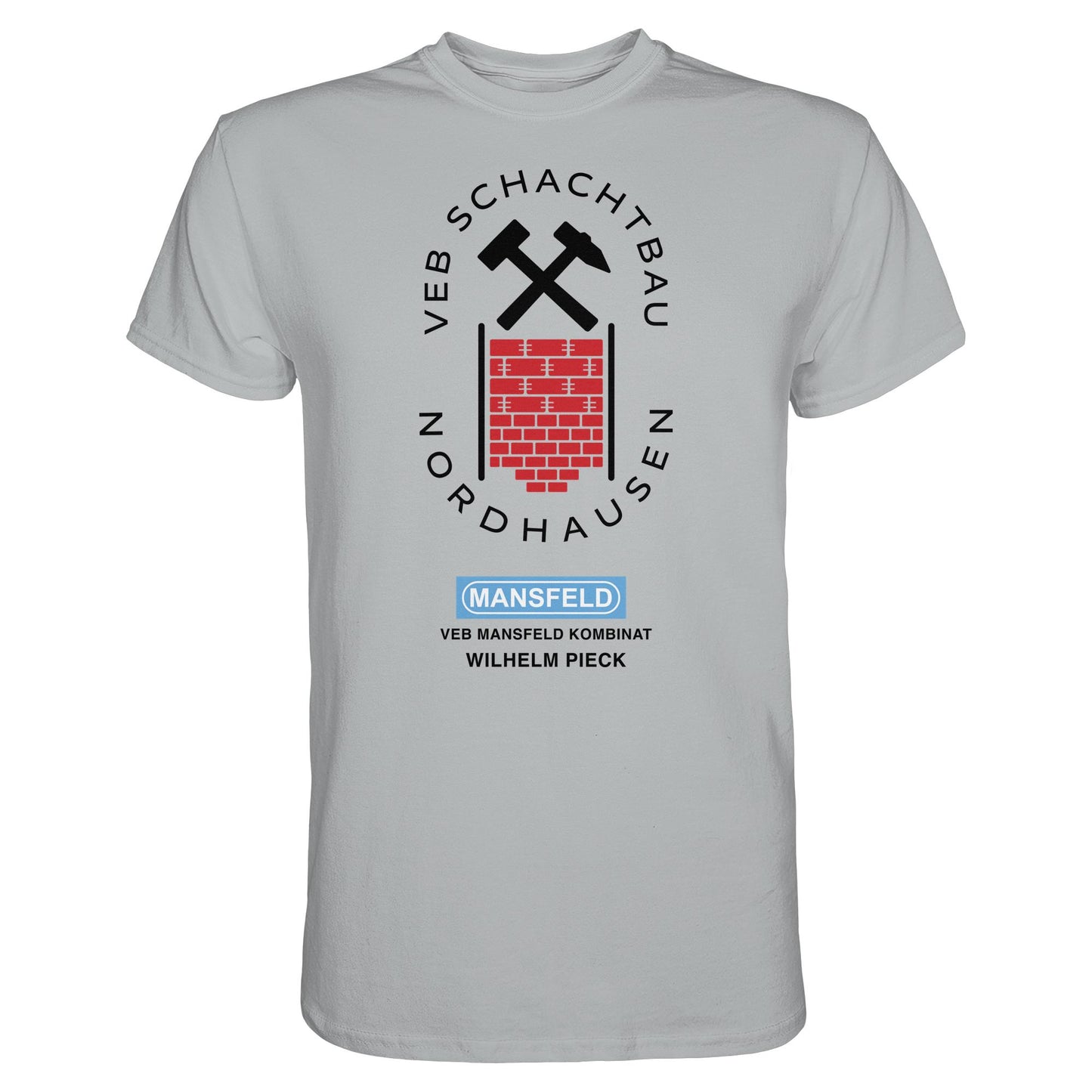 DDR Ostalgie Shirt Unisex • VEB SCHACHTBAU NORDHAUSEN - VEB MANSFELD KOMBINAT