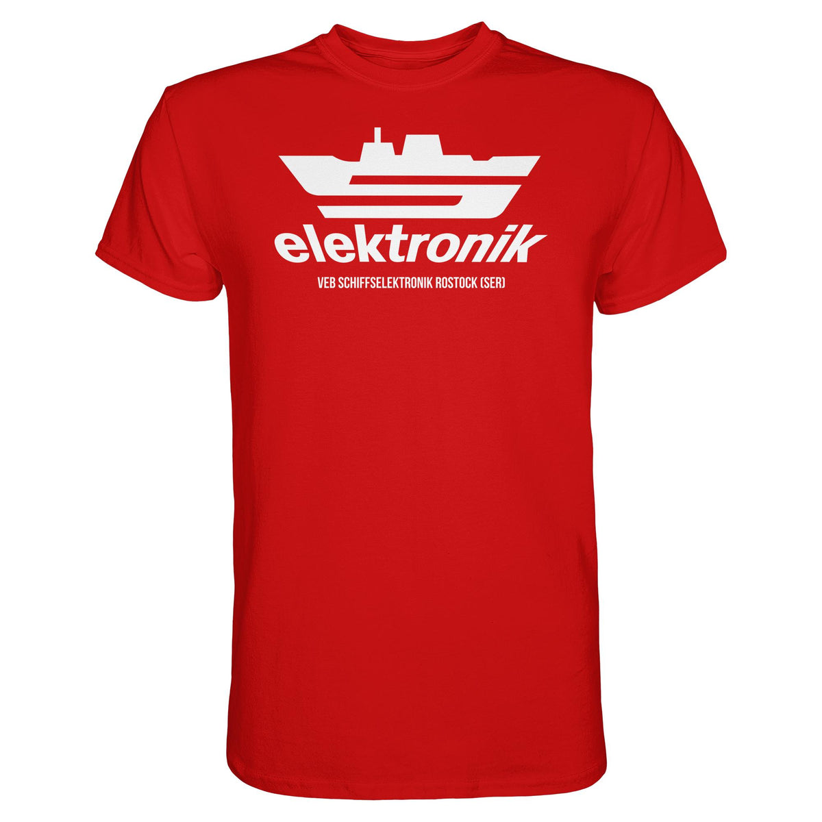 DDR Ostalgie Shirt Unisex • VEB SCHIFFSELEKTRONIK ROSTOCK