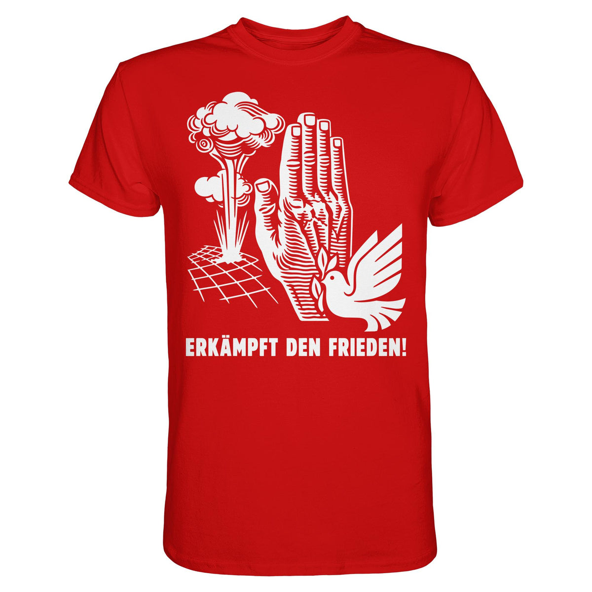 DDR Ostalgie Shirt Unisex • ERKÄMPFT DEN FRIEDEN! (ORIGINAL-PLAKAT)