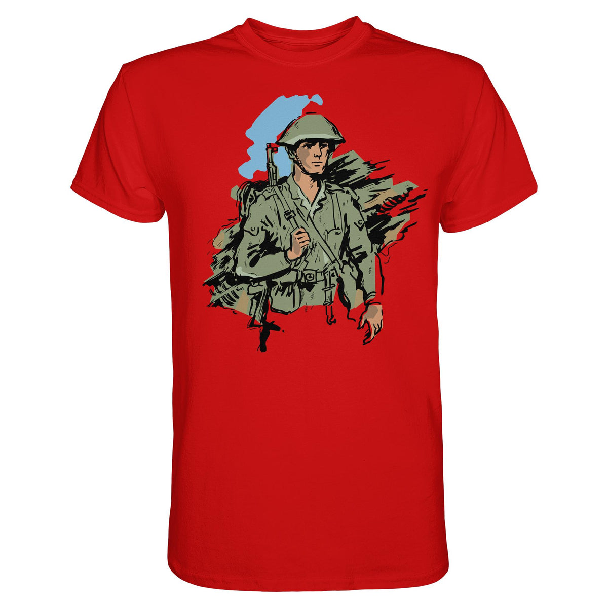 DDR Ostalgie Shirt Unisex • NVA-SOLDAT (ORIGINAL-ILLUSTRATION)